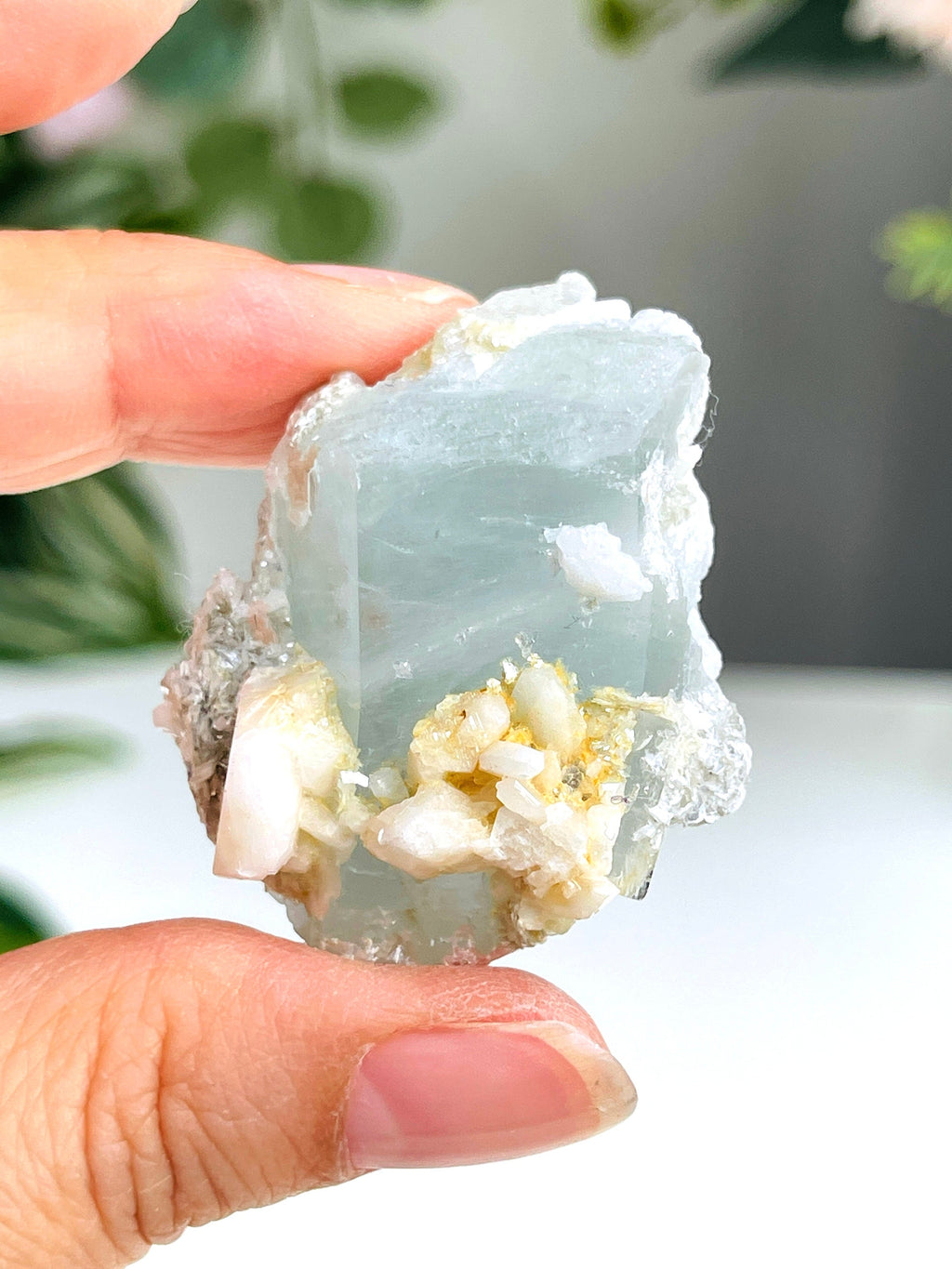 40g Aquamarine Beryl, Blue Aquamarine Specimen, Natural Aquamarine, Fossil and Rocks, Aquamarine Crystal, Crystal Gift