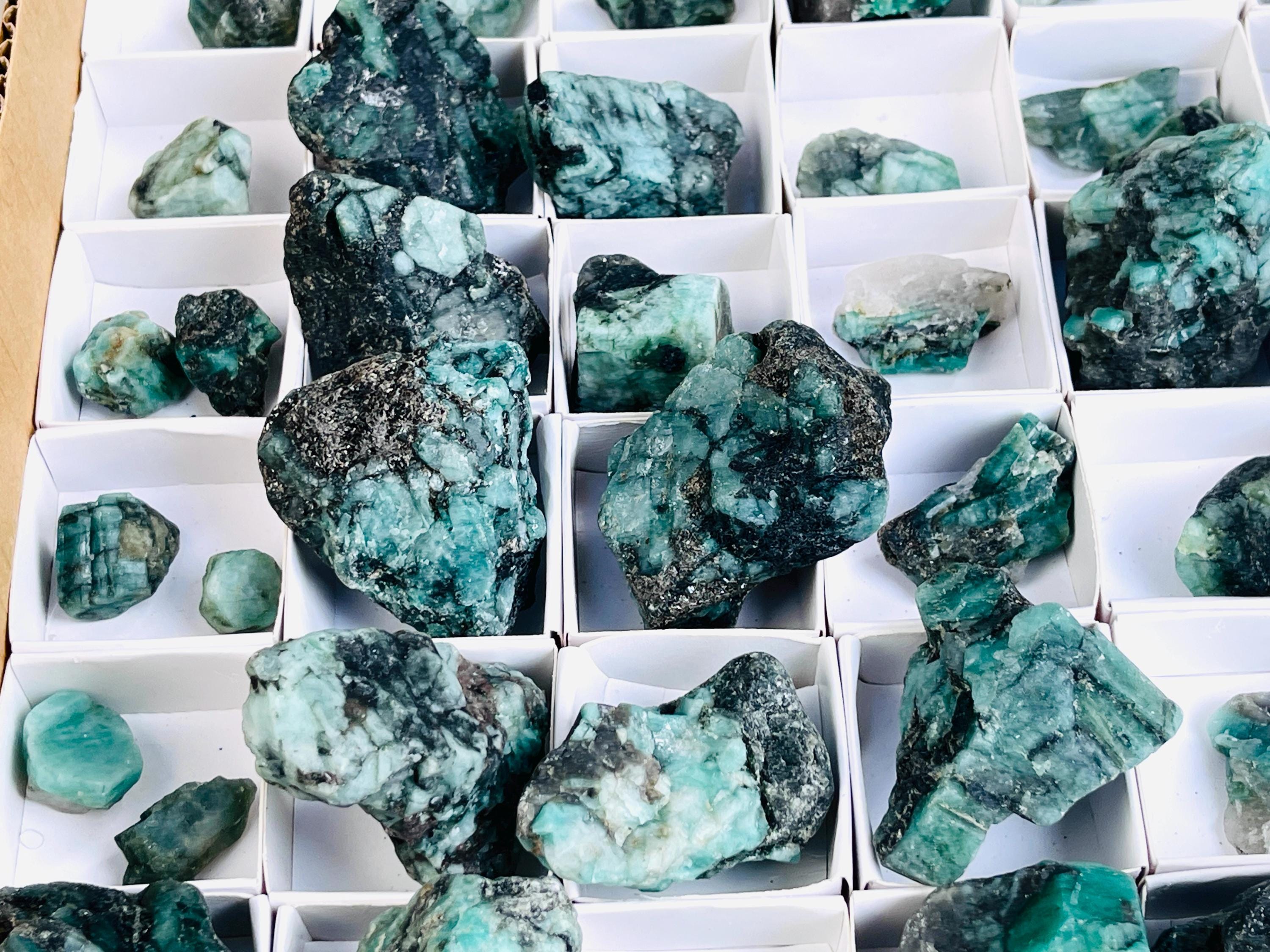 Emerald Specimen, Natural Emerald in Matrix Specimen, Emerald Crystal, Raw Emerald, Crystal Gift, Mineral Collection