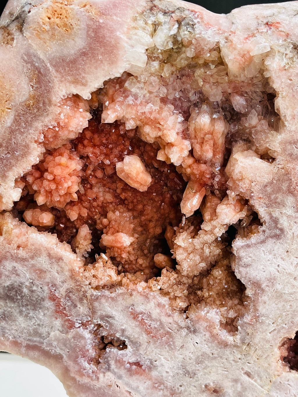 Pink Amethyst Slab, 3.8kg Dreamy Rough Pink Amethyst Druzy Slabs, Pink Amethyst Crystal,Crystal Gift,Home decor