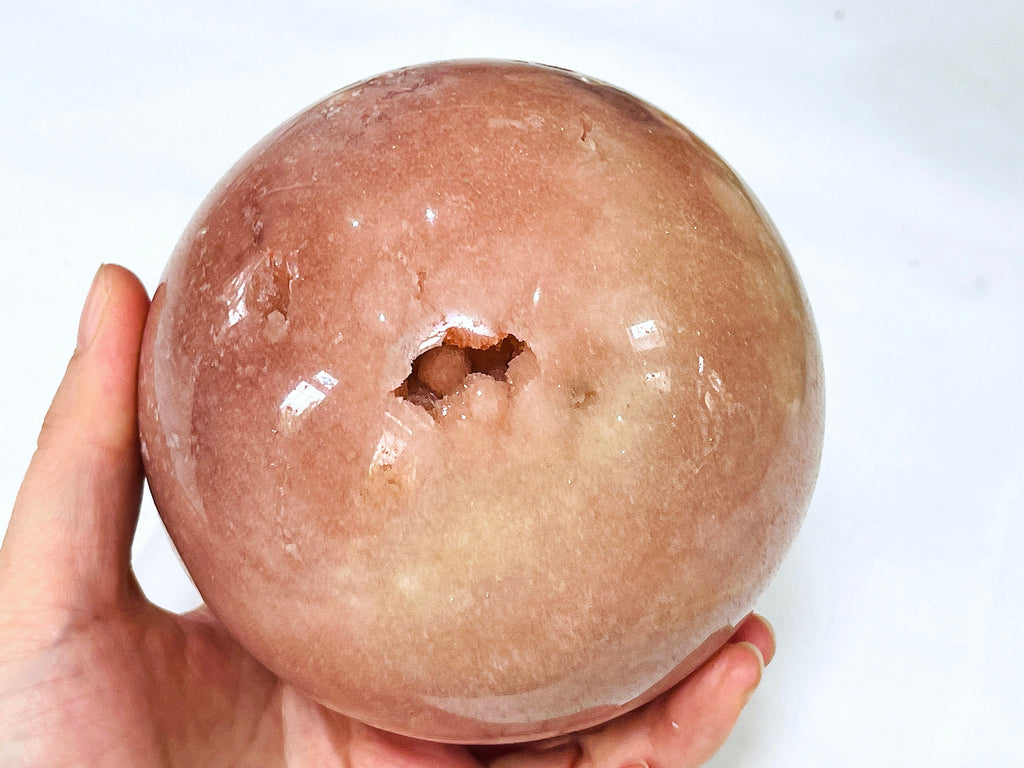 Pink Amethyst Druzy Sphere — Brazil | 1626g | 106mm
