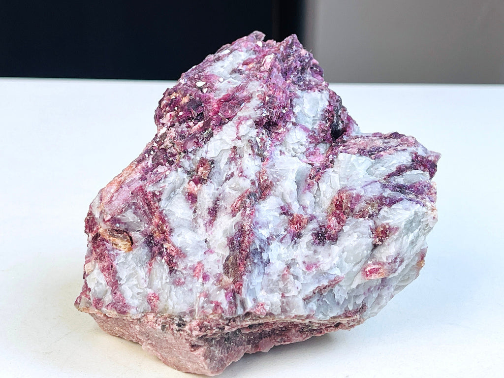 Lepidolite Specimen, Pink Lepidolite with Tourmaline, Natural Lepidolite Tourmaline Specimen , Mineral Specimen, Crystal Gift