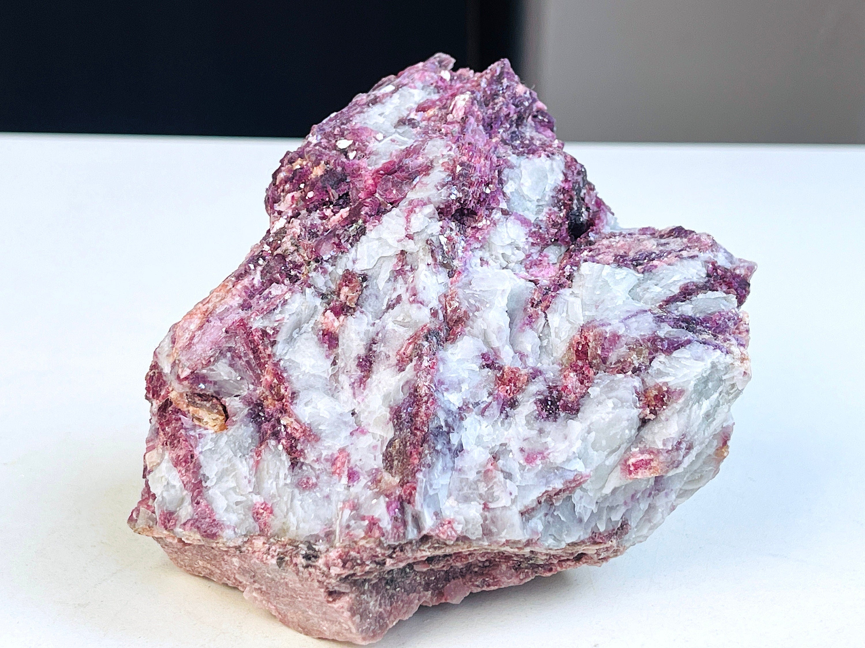 Lepidolite Specimen, Pink Lepidolite with Tourmaline, Natural Lepidolite Tourmaline Specimen , Mineral Specimen, Crystal Gift