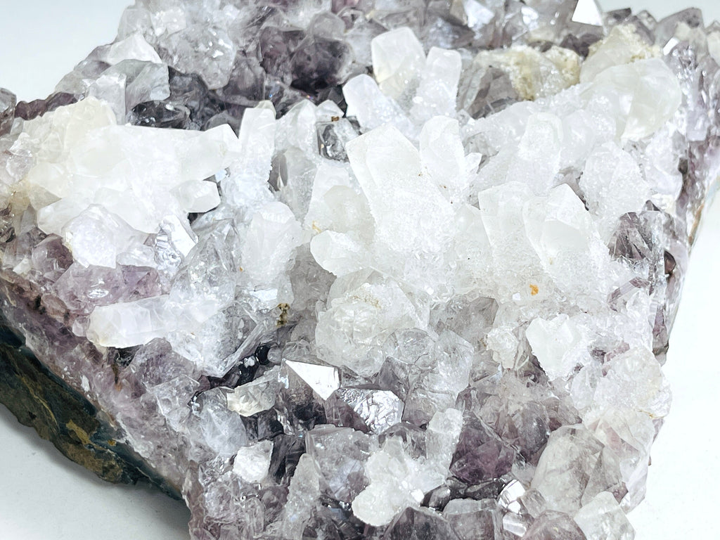 2.9kg Exquisite Amethyst with Calcite Mineral Specimen, Special Calcite & Amethyst Specimen, Calcite Specimen, Amethyst Mineral Specimen