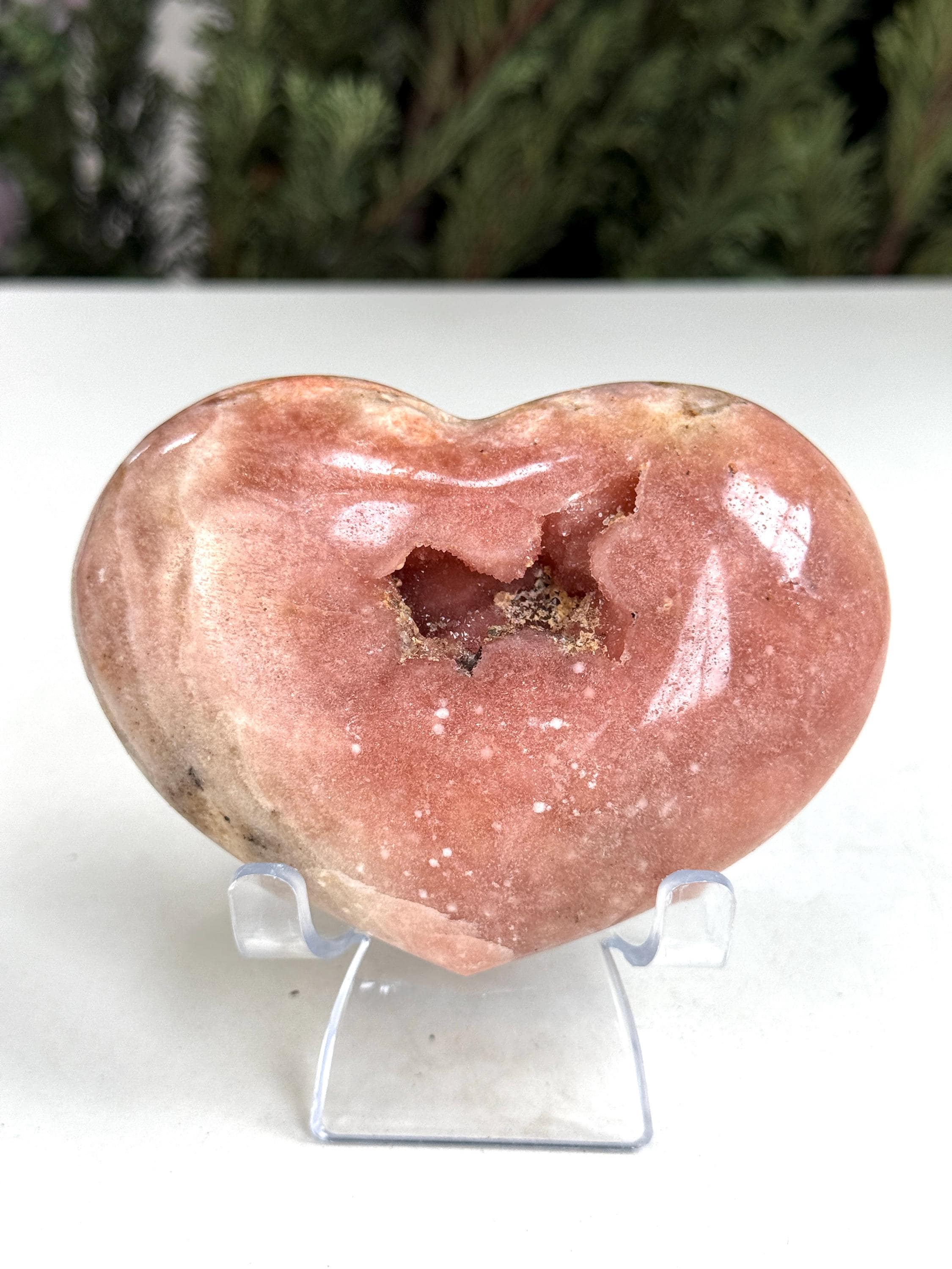 Pink Amethyst, High Quality Pink Amethyst Heart, Pink Amethyst Crystal Heart, Crystal Heart, Crystal Gift, Healing Crystal