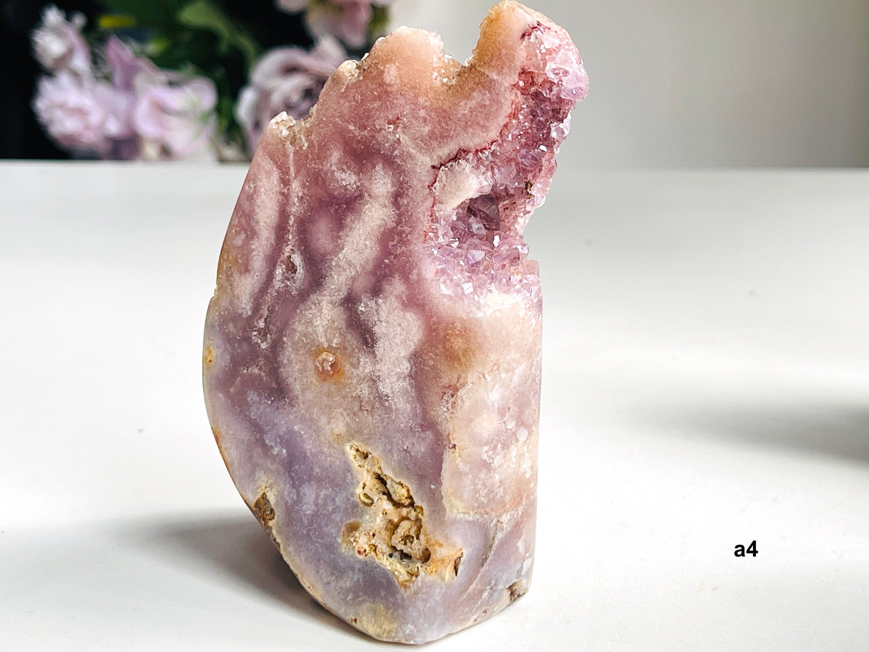 Pink Amethyst,  Pink Amethyst Freefrom, Druzy Rough Pink Amethyst, Pink Amethyst Crystal,Crystal Gift,Home decor