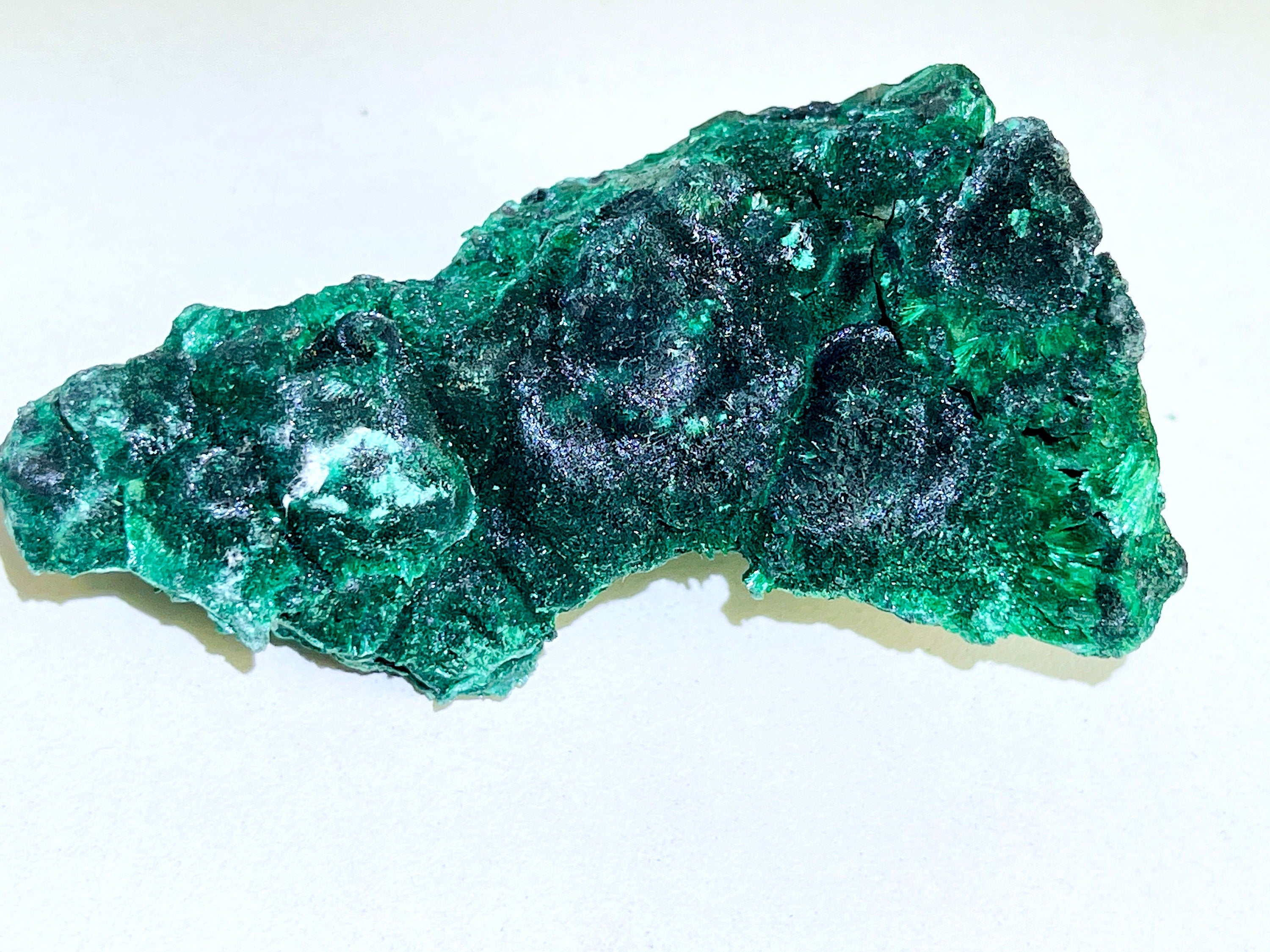 Natural Malachite, Velvet Malachite, Silky Fibrous Malachite, Malachite Specimen from Congo, Raw Malachite, Healing Crystal