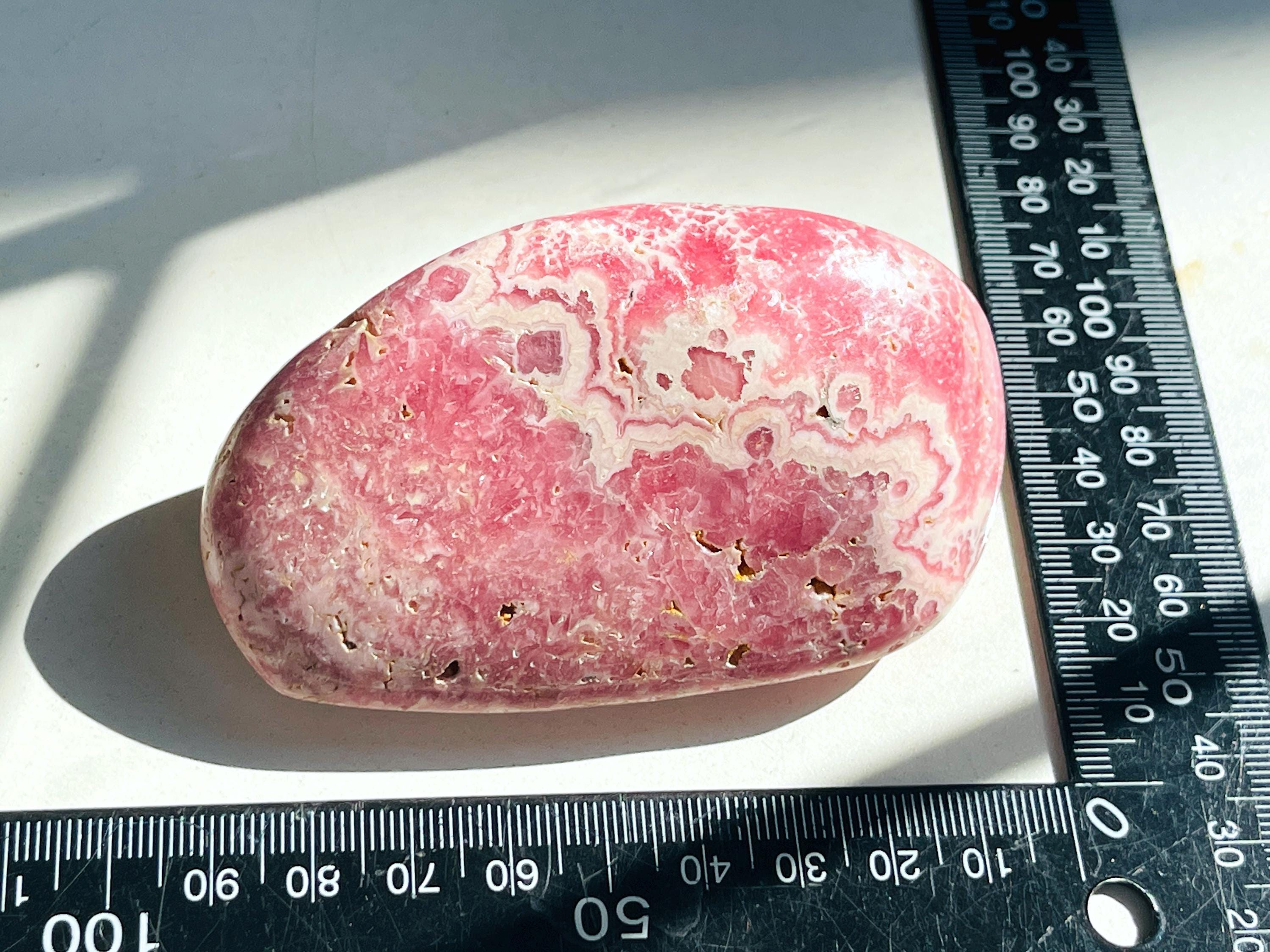 Unique Rhodochrosite Freeform, Natural Rhodochrosite, Argentina Pink Rhodochrosite, Crystal Gift, Mineral Collection