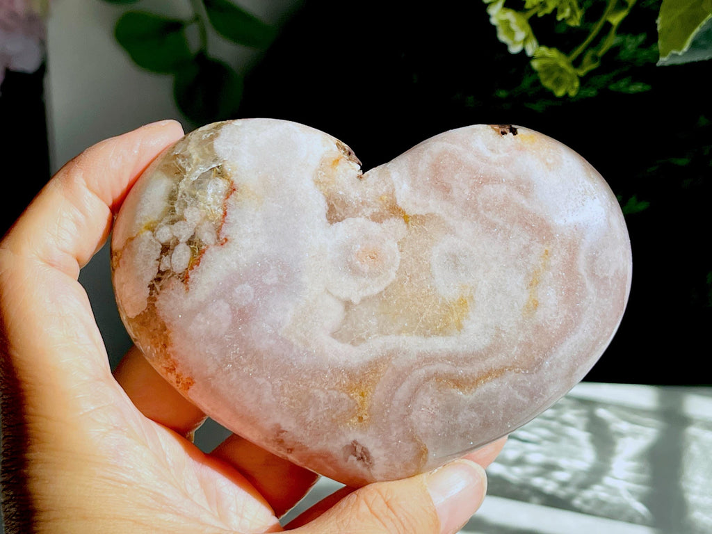 Gorgeous Pink Amethyst Heart, Lilac Pink Amethyst, Crystal Heart, Crystal Gift, Healing Crystal