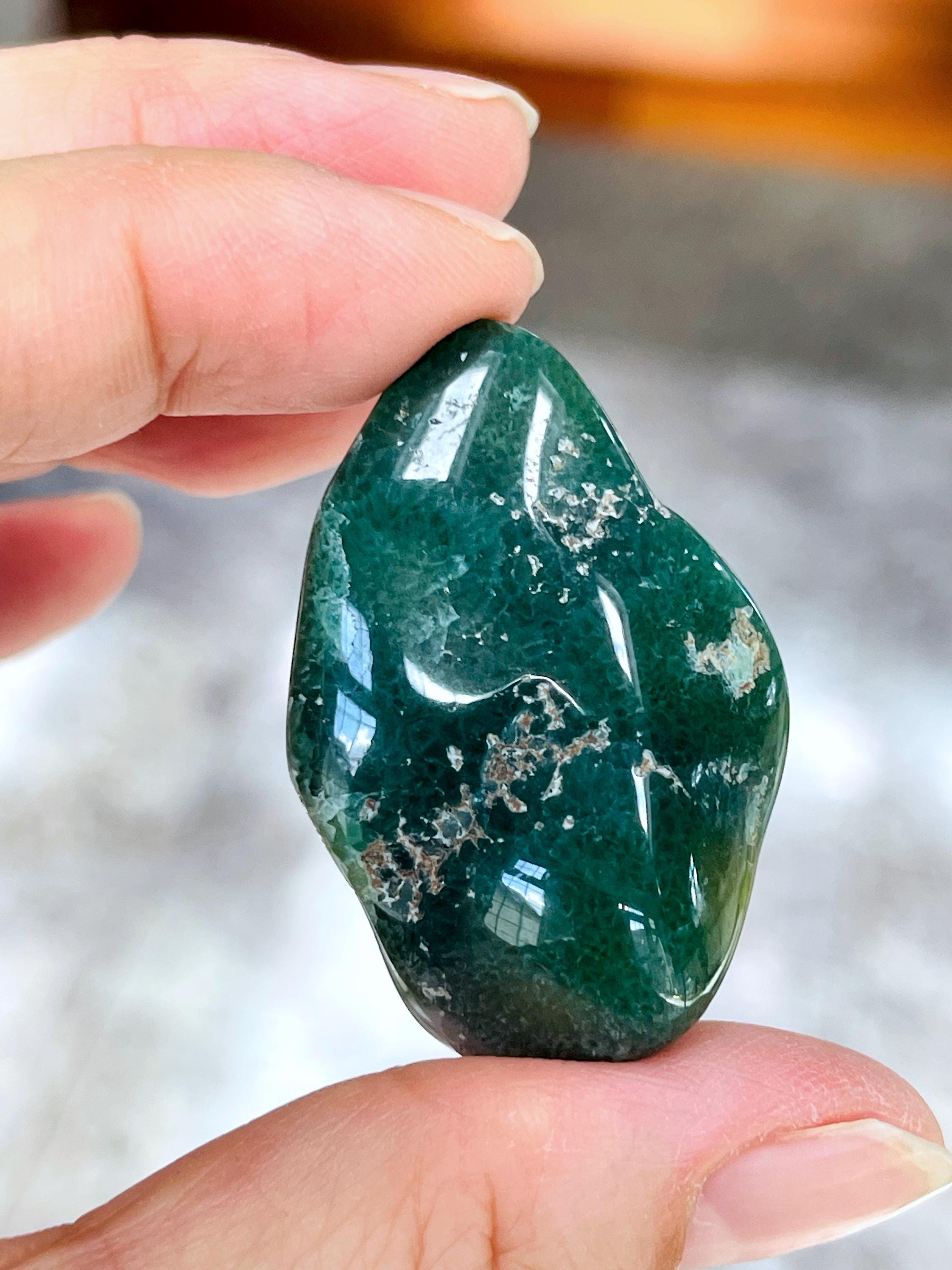 8th Vein Ocean Jasper – Very Rare Old Stock V8 Ocean Jasper, Collectible Orbicular Jasper, Unique Polished Stone, Healing Crystal -7