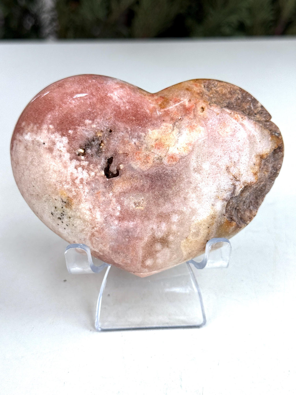 Pink Amethyst, High Quality Pink Amethyst Heart, Pink Amethyst Crystal Heart, Crystal Heart, Crystal Gift, Healing Crystal