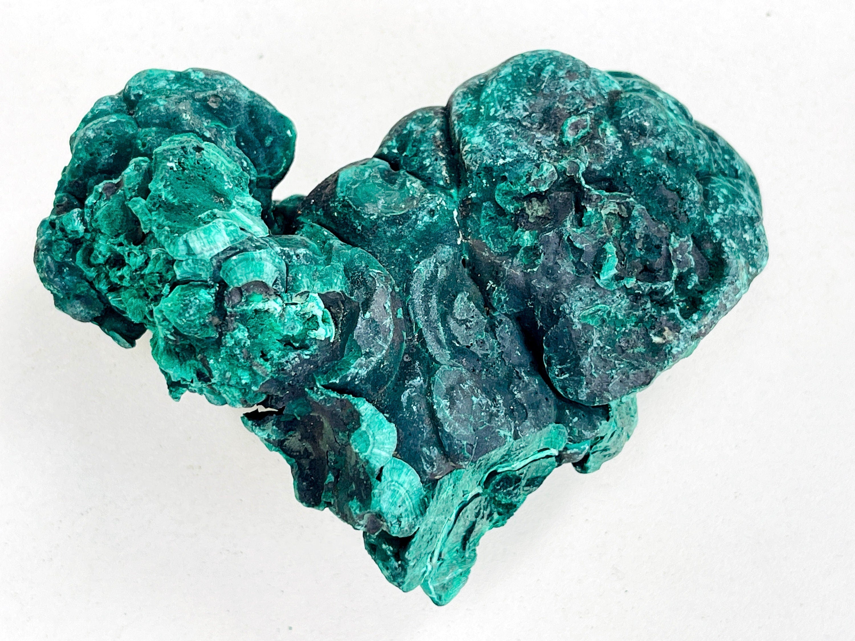 Malachite Specimen, Extremely Unique Shape Malachite, Velvet Malachite, Rare Malachite Specimen, Raw Malachite Specimen