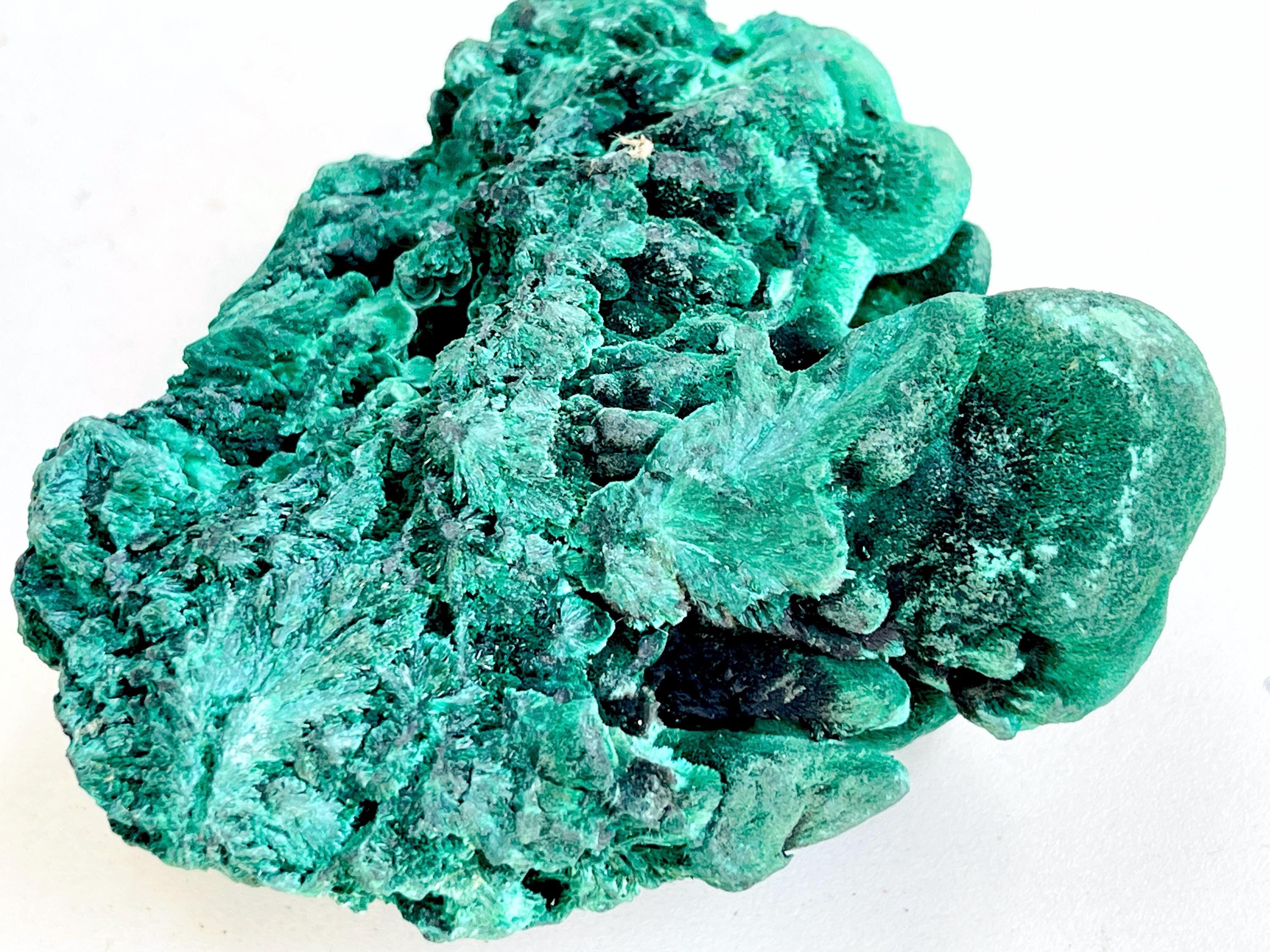 Malachite Specimen, Unique Velvet Cat eye Malachite, Rare Malachite Specimen, Raw Malachite Specimen, Crystal Gift, Unique Gift