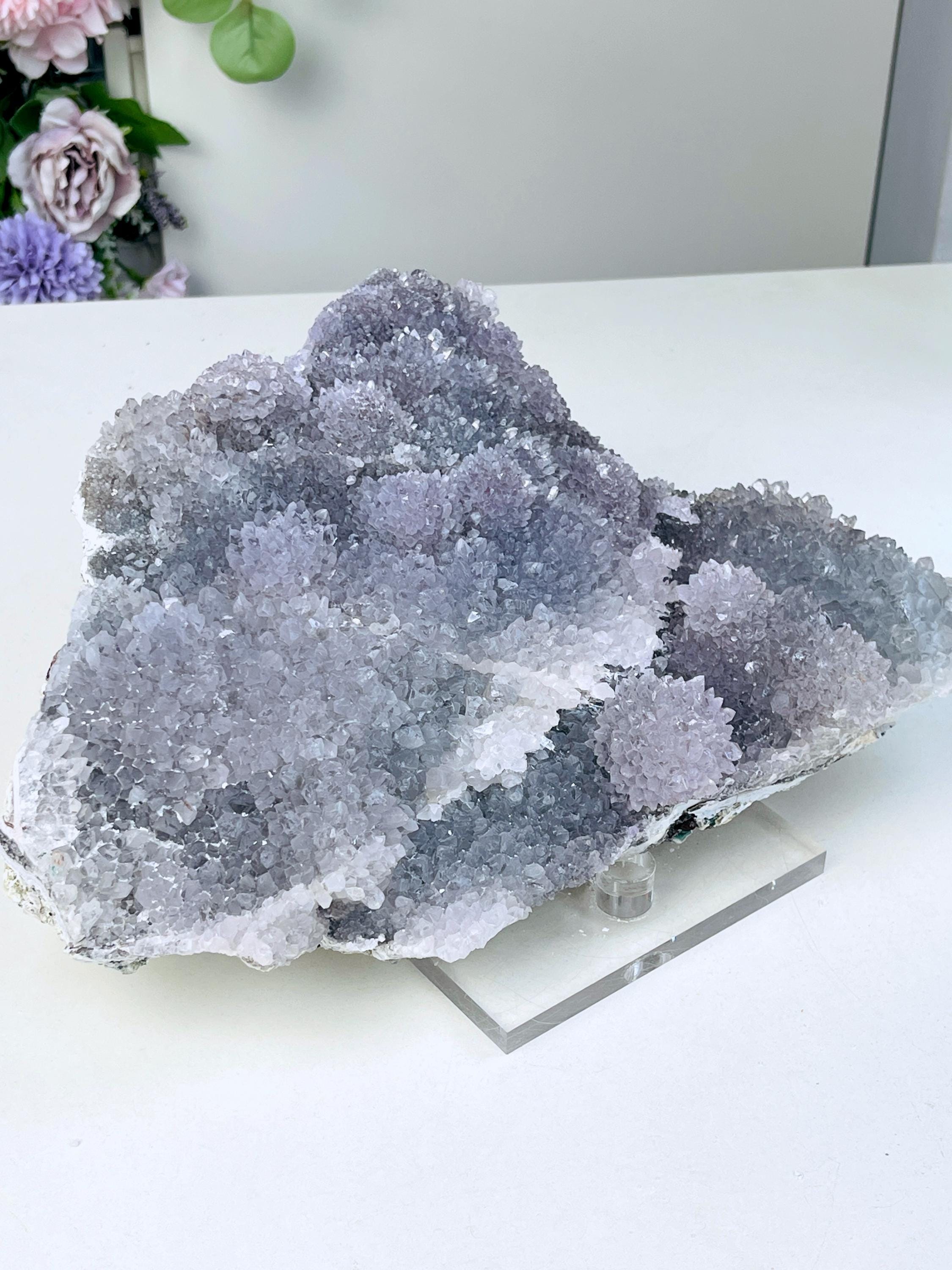 Rare Amethyst Flower Mineral Specimen, 2.6kg Special Amethyst Flower Specimen, Amethyst Cluster, Amethyst Mineral Specimen