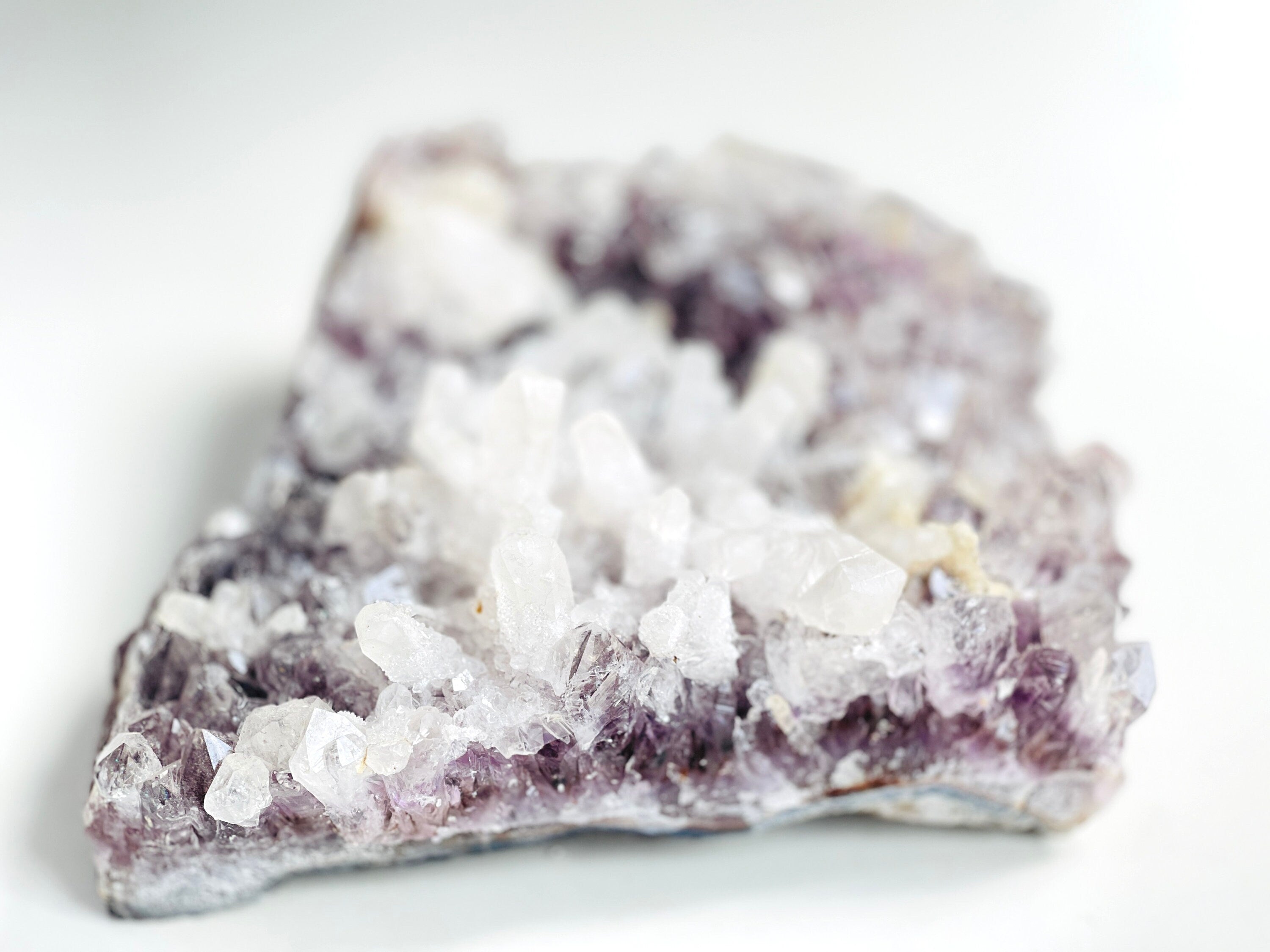2.9kg Exquisite Amethyst with Calcite Mineral Specimen, Special Calcite & Amethyst Specimen, Calcite Specimen, Amethyst Mineral Specimen