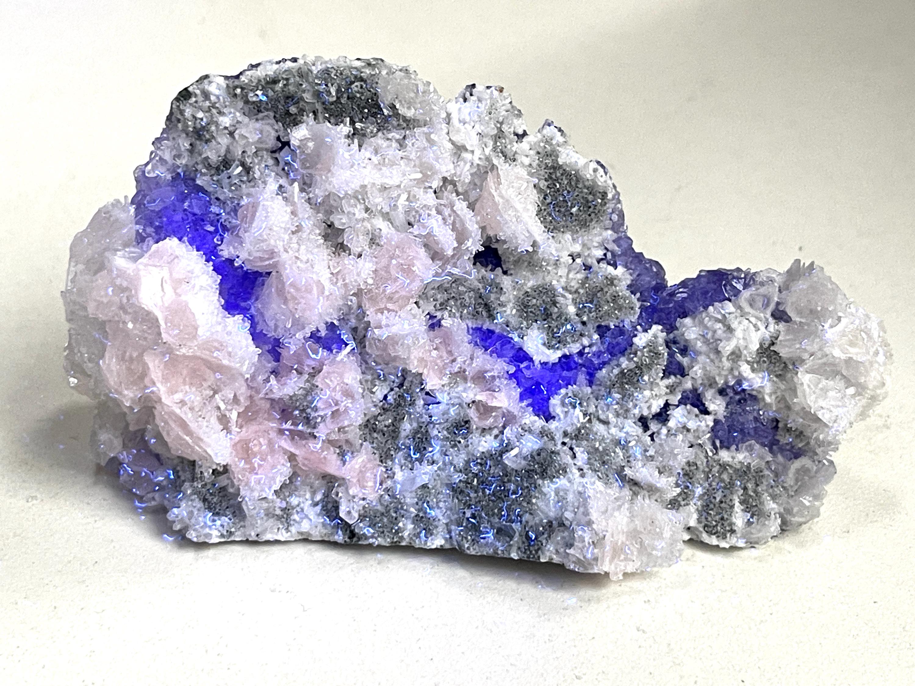 Fluorite with Quartz Specimen, Gorgeous Fujian Fluorite with Quartz