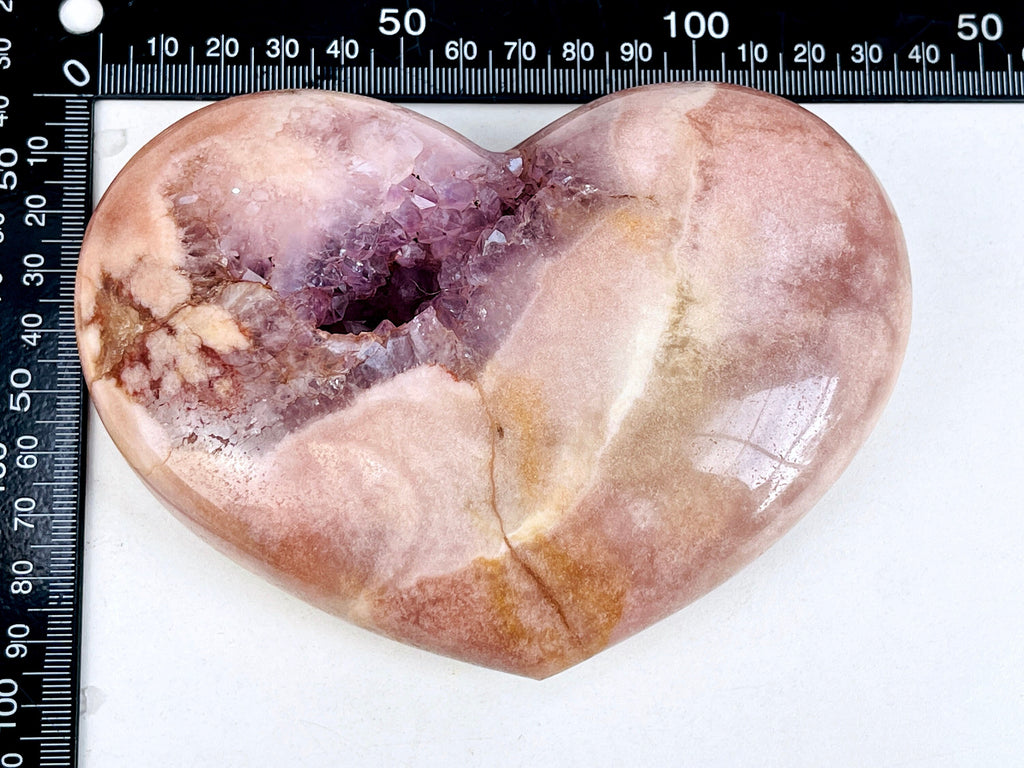Pink Amethyst, High Quality Pink Amethyst Heart, Pink Amethyst Crystal Heart, Crystal Heart, Crystal Gift, Healing Crystal