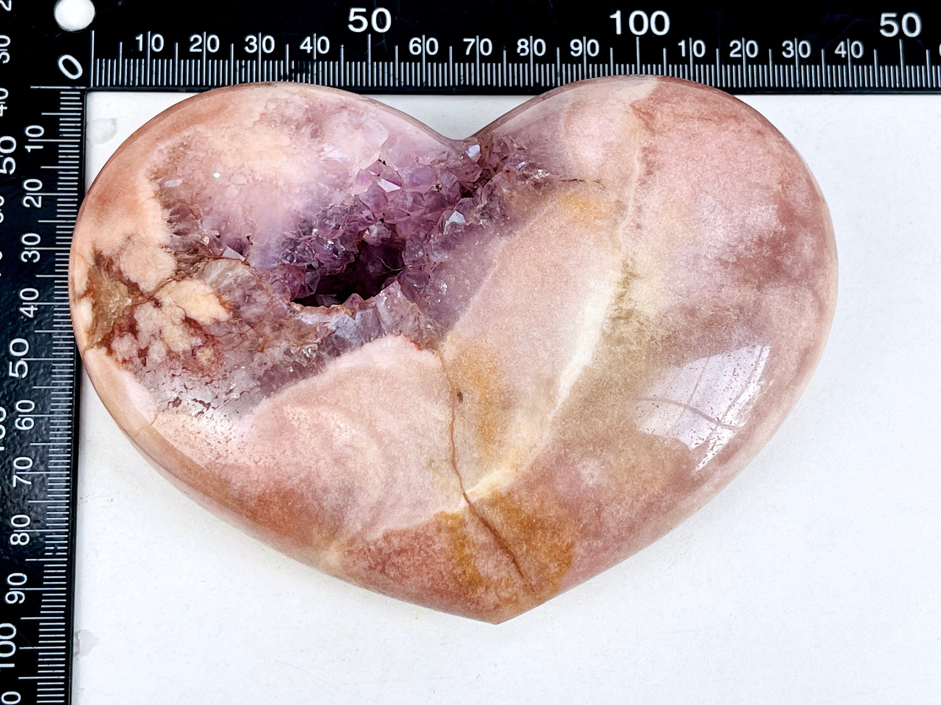 Pink Amethyst, High Quality Pink Amethyst Heart, Pink Amethyst Crystal Heart, Crystal Heart, Crystal Gift, Healing Crystal