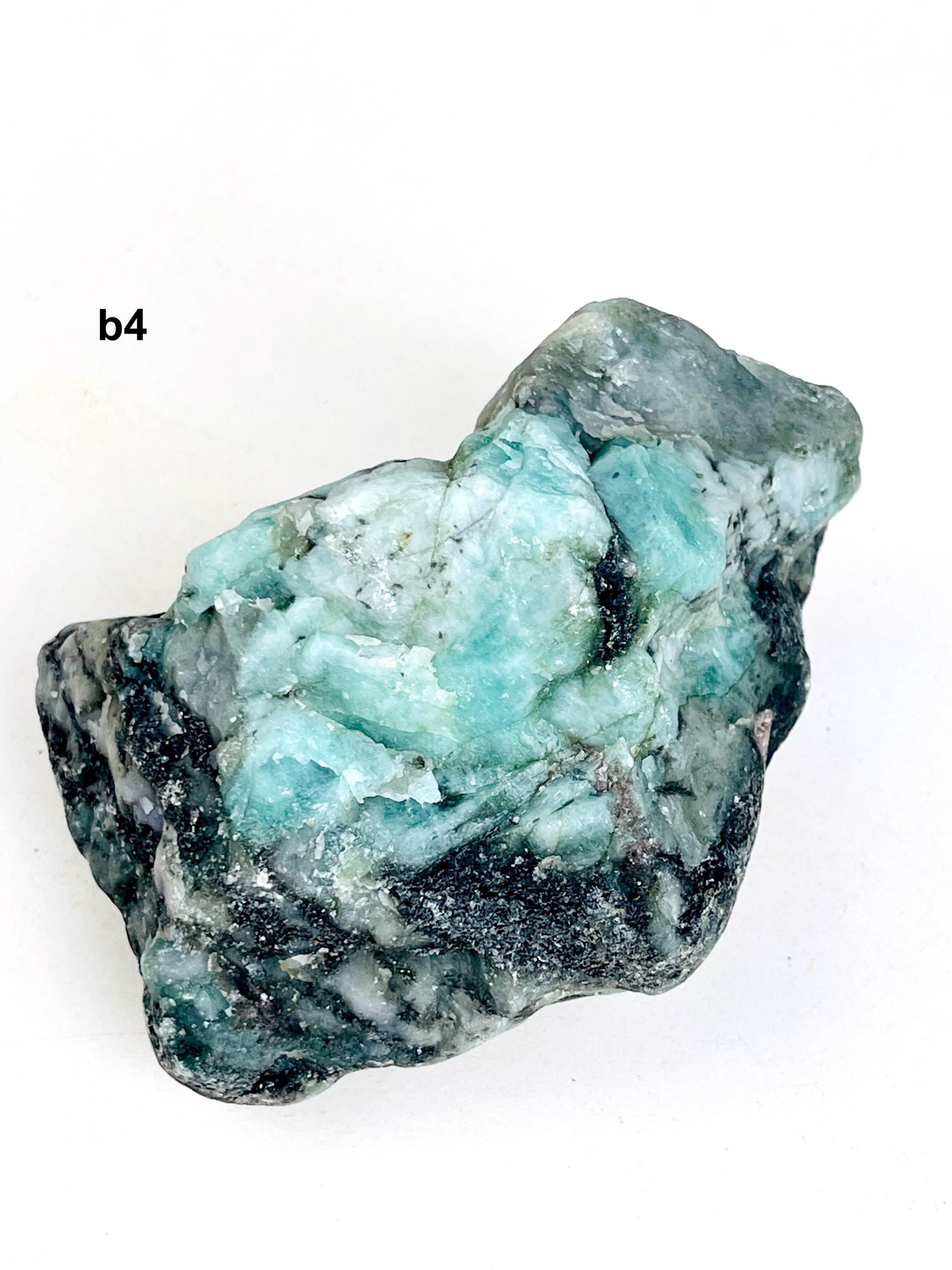 Natural Emerald Specimen in Matrix | Raw Brazilian Emerald | Select Your Piece