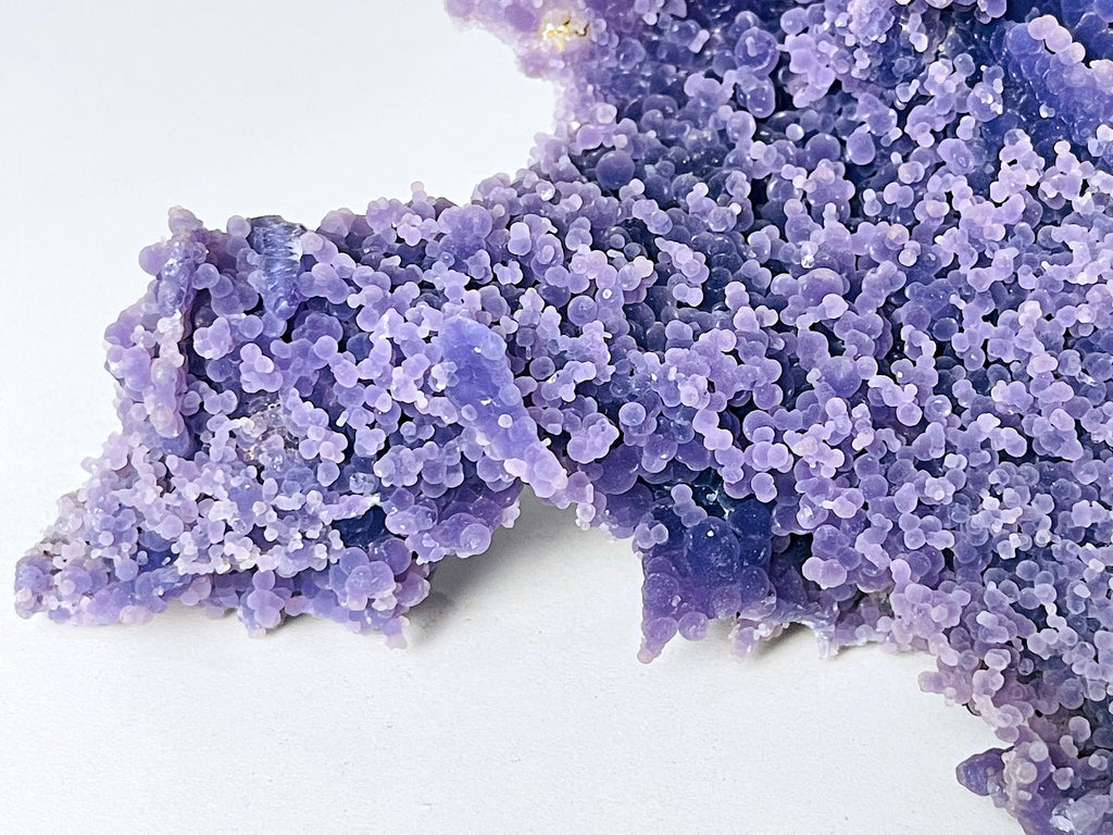 Natural 1.3kg Grape Agate Cluster – Rare Purple Botryoidal Crystal for Healing & Mineral Collectors