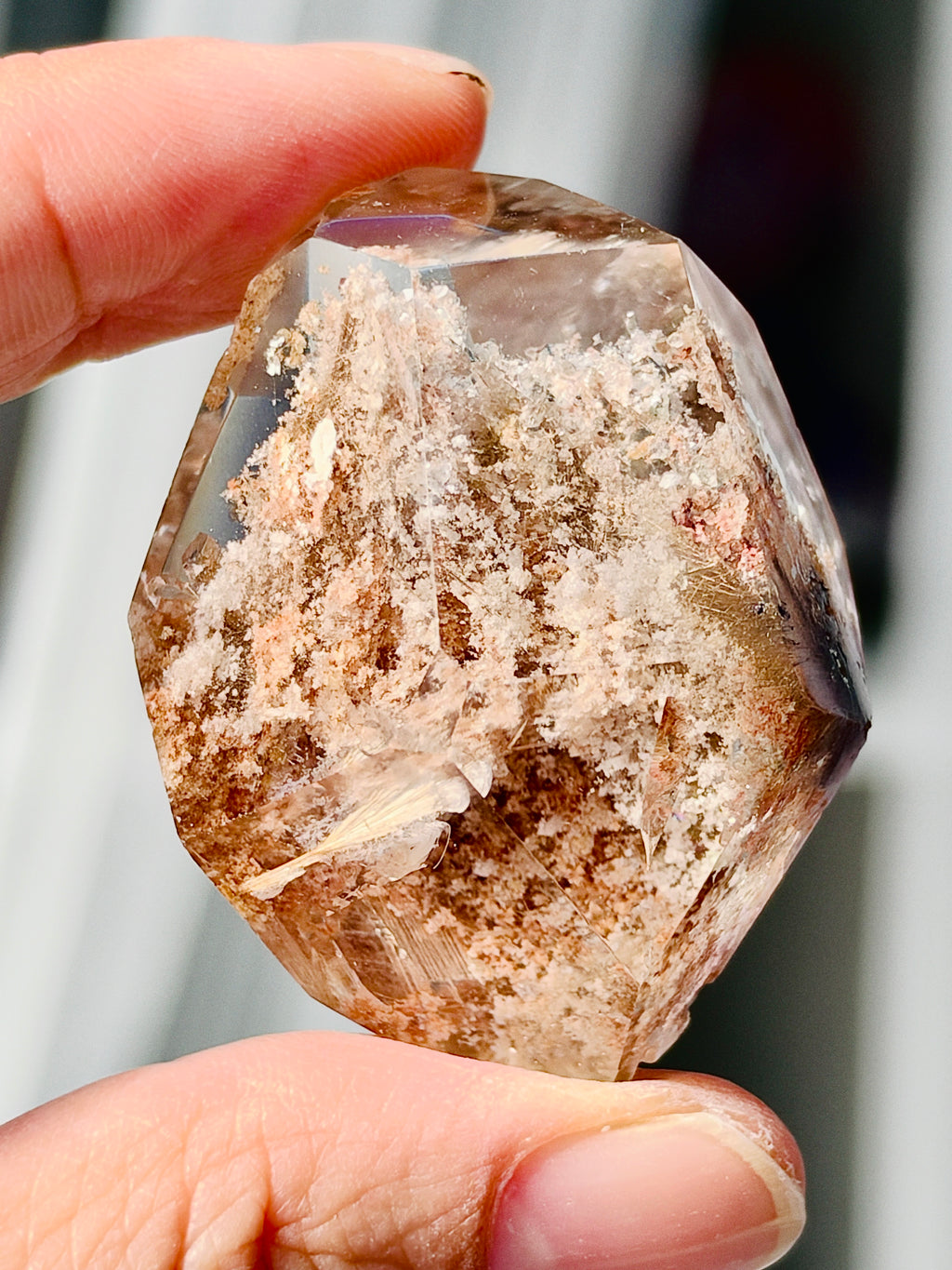 Brazilian Lodolite Garden Quartz Point, 47 g
