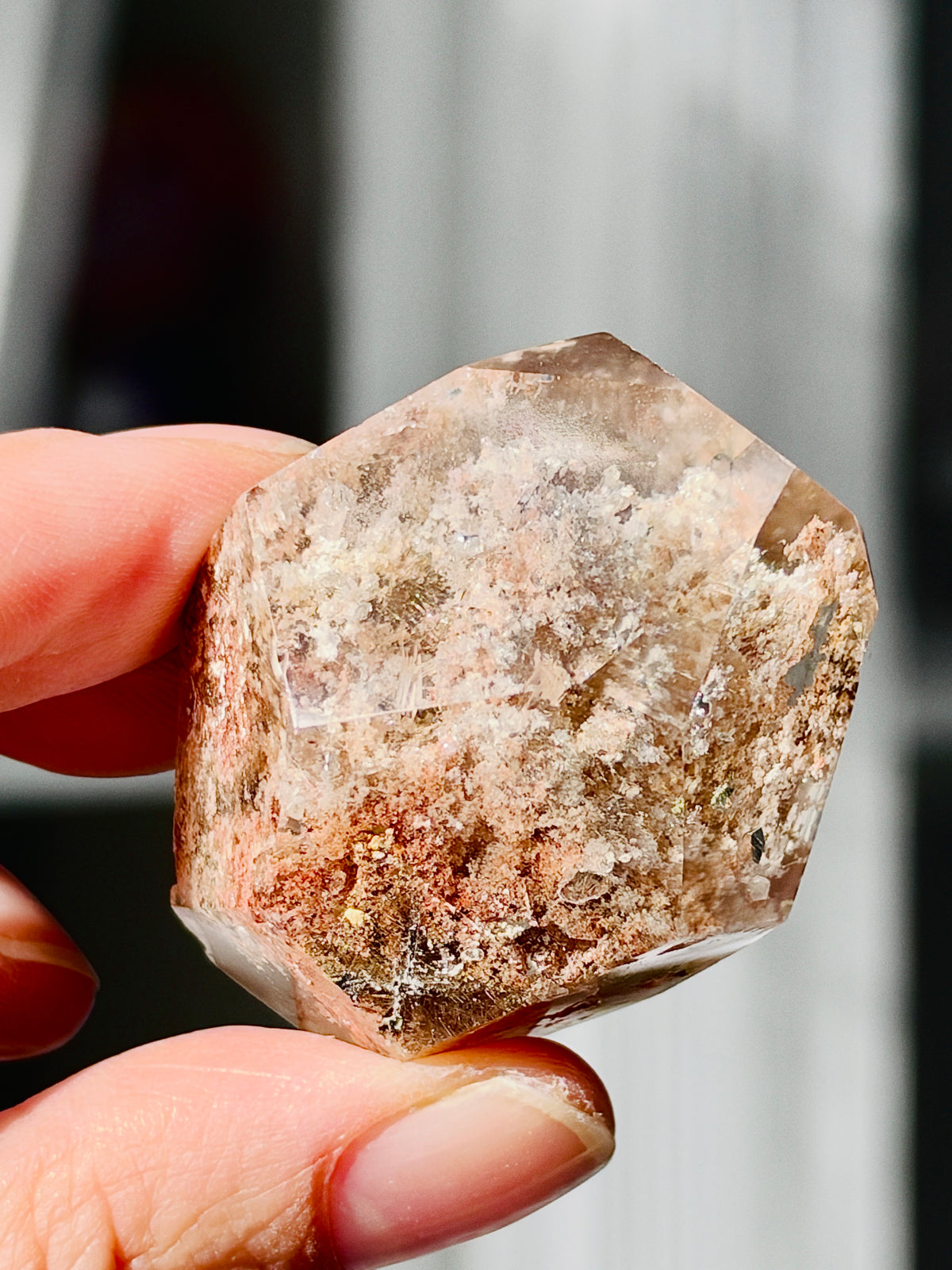 Brazilian Lodolite Garden Quartz Point, 47 g