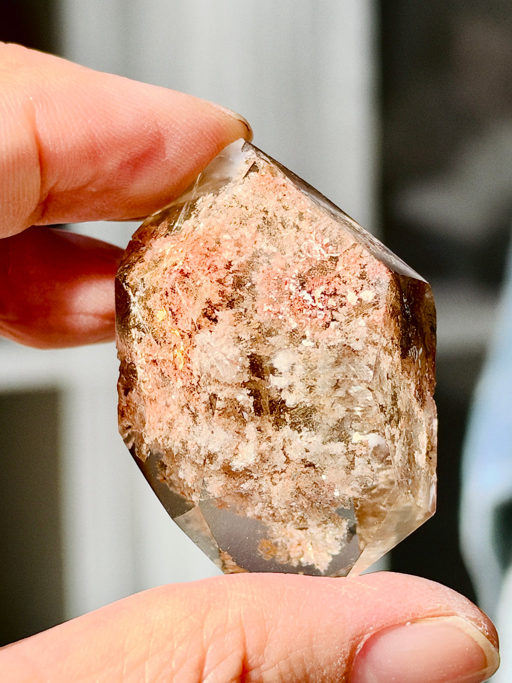 Brazilian Lodolite Garden Quartz Point, 47 g