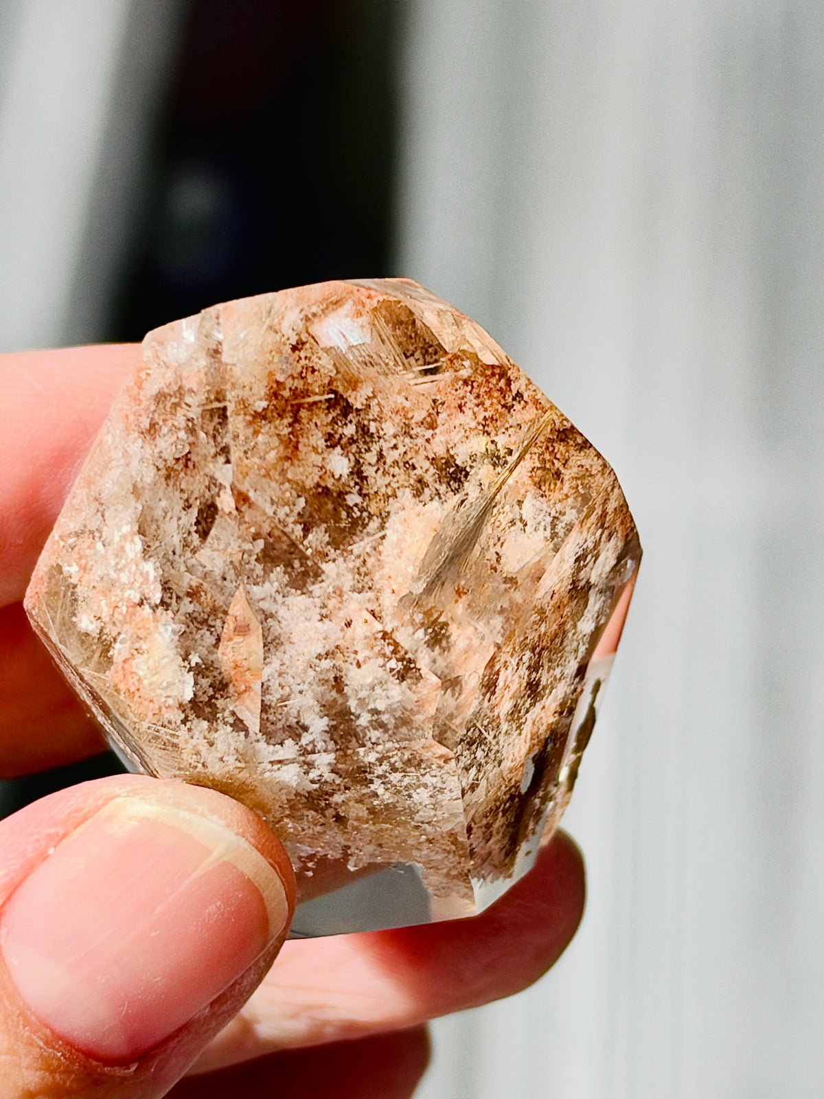Brazilian Lodolite Garden Quartz Point, 47 g