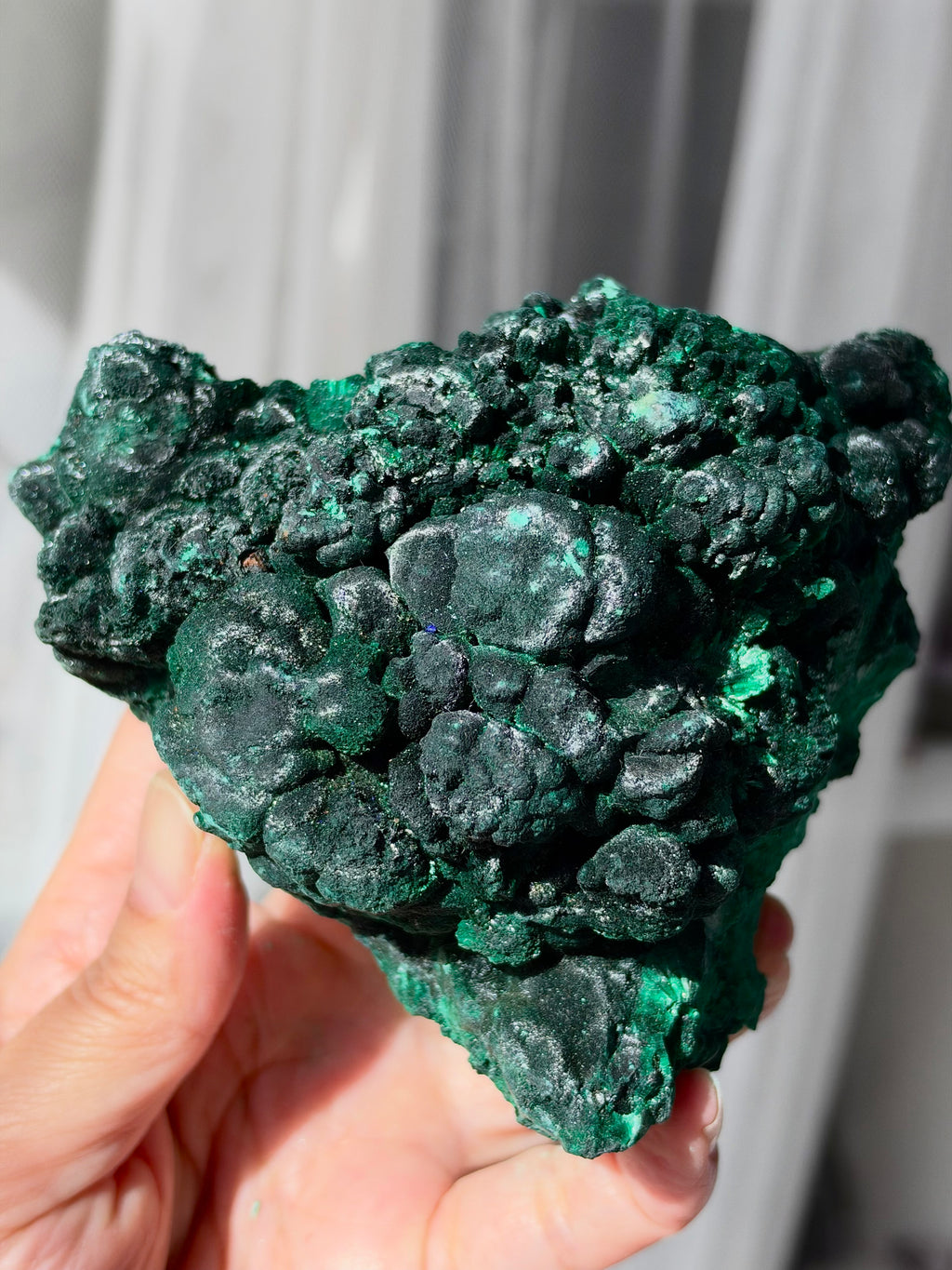 Congo Botryoidal Malachite Specimen, 860g