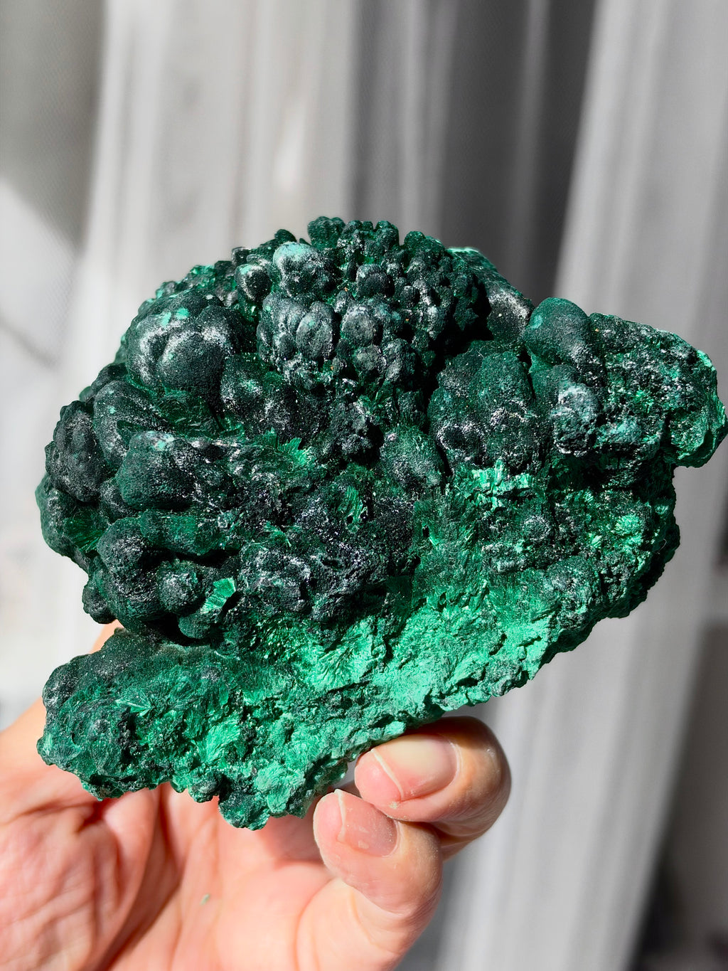 Congo Botryoidal Malachite Specimen, 860g