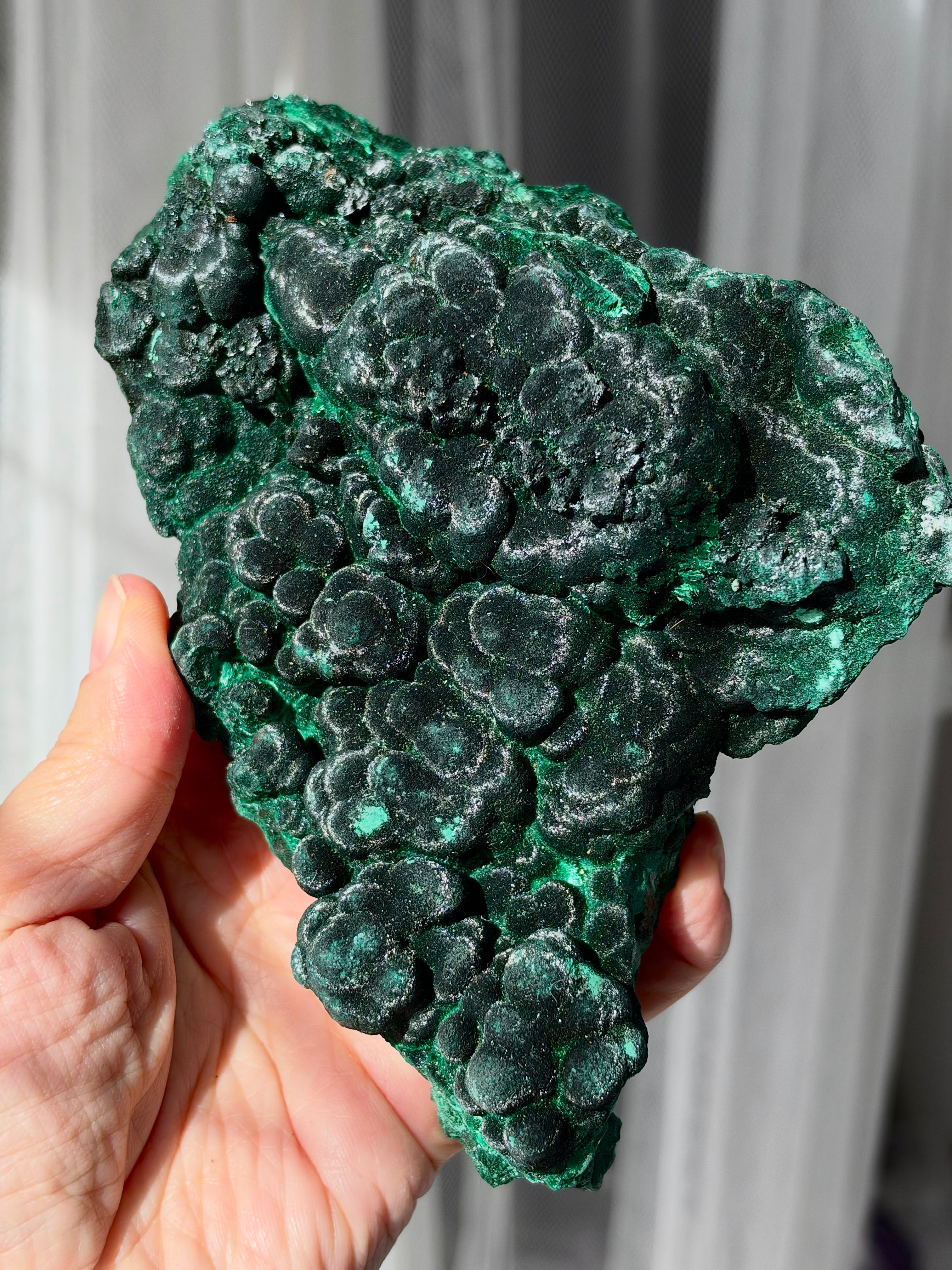 Congo Botryoidal Malachite Specimen, 892 g