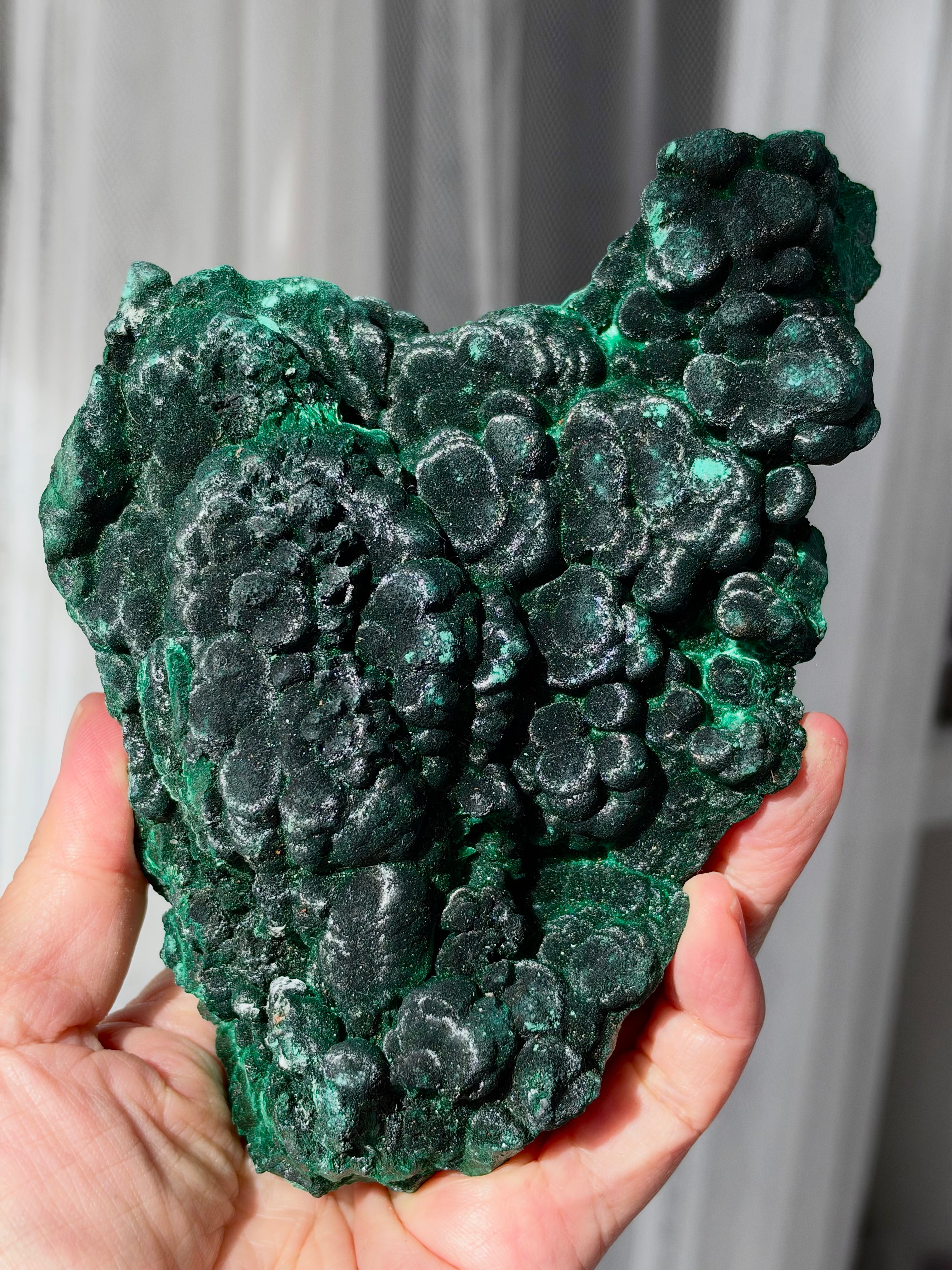 Congo Botryoidal Malachite Specimen, 892 g