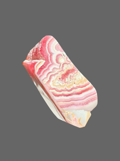 Rhodochrosite Gemy Freeform collector's piece, Argentina Rhodochrosite Specimen,  rare crystals, crystal gift