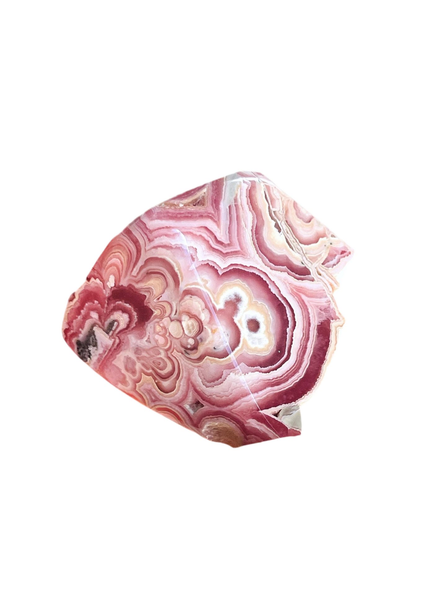 Rhodochrosite Gemy Freeform collector's piece, Argentina Rhodochrosite Specimen,  rare crystals, crystal gift