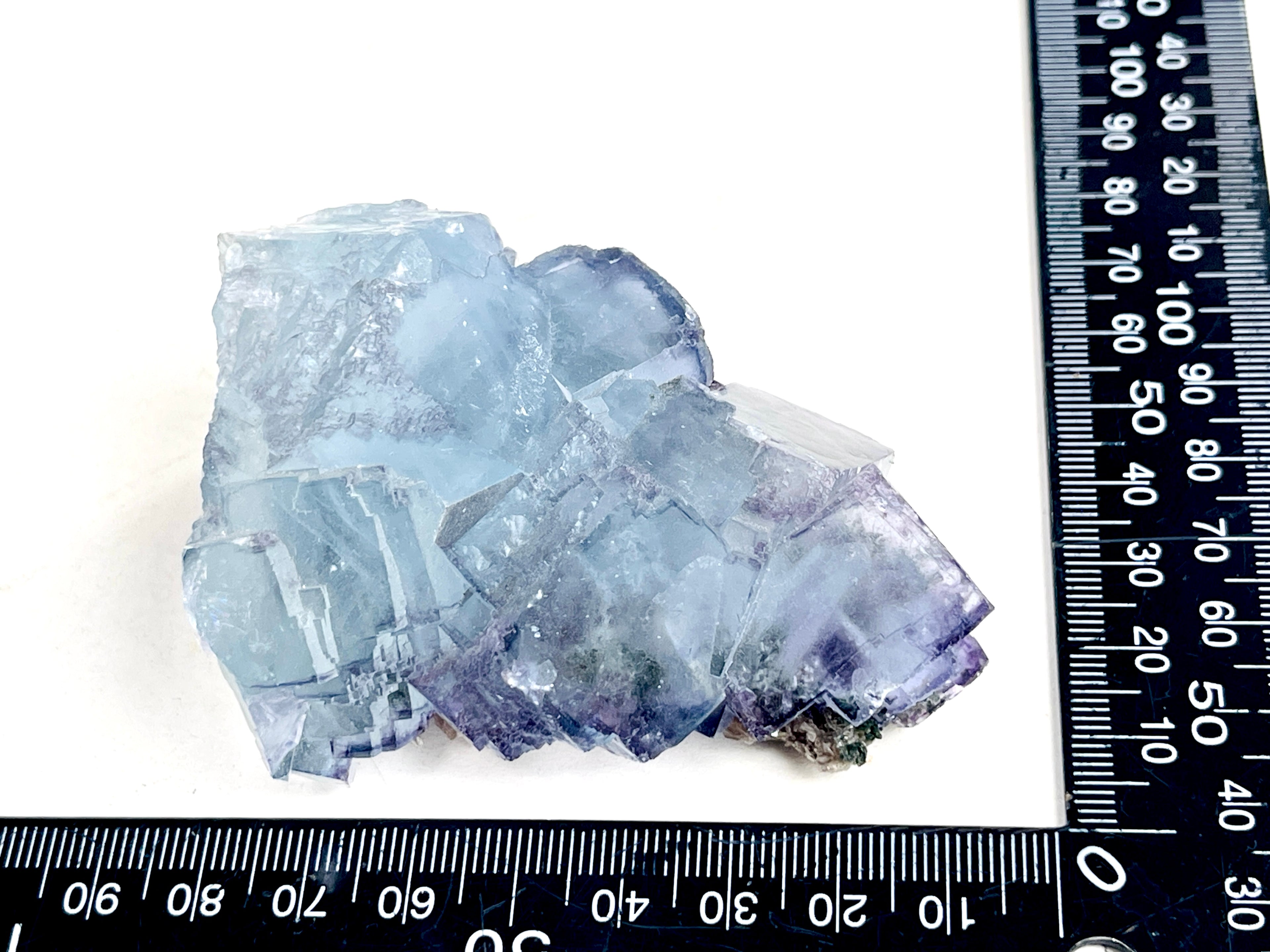 Teal Blue Yaogangxian Fluorite Specimen: Rare Phantom Mineral, 232g