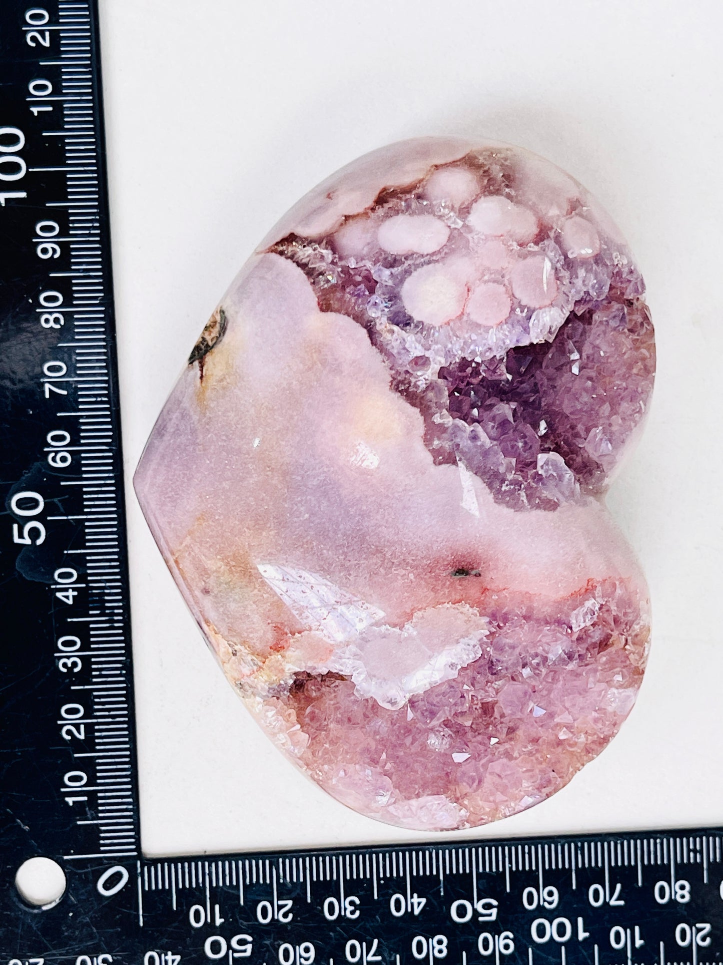 Pink Amethyst Heart, Super Extra Quality Pink Amethyst Druzy Heart,  Crystal Heart, Crystal Heart, Crystal Gift, Healing Crystal