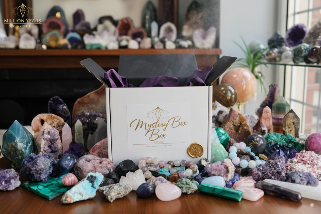 Crystal Mystery Box,  mystery box crystal set , rock and minerals set, crystal gift, surprise mystery gift box