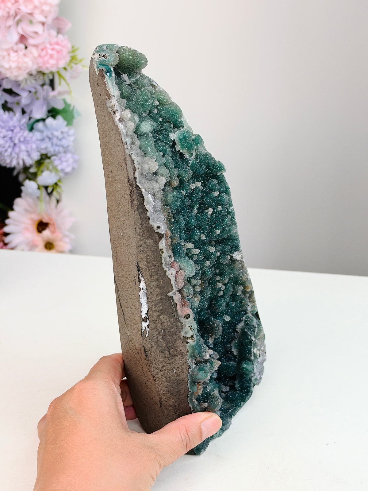 Uruguay Rainbow Sugar Druzy Specimen, 2.1 kg