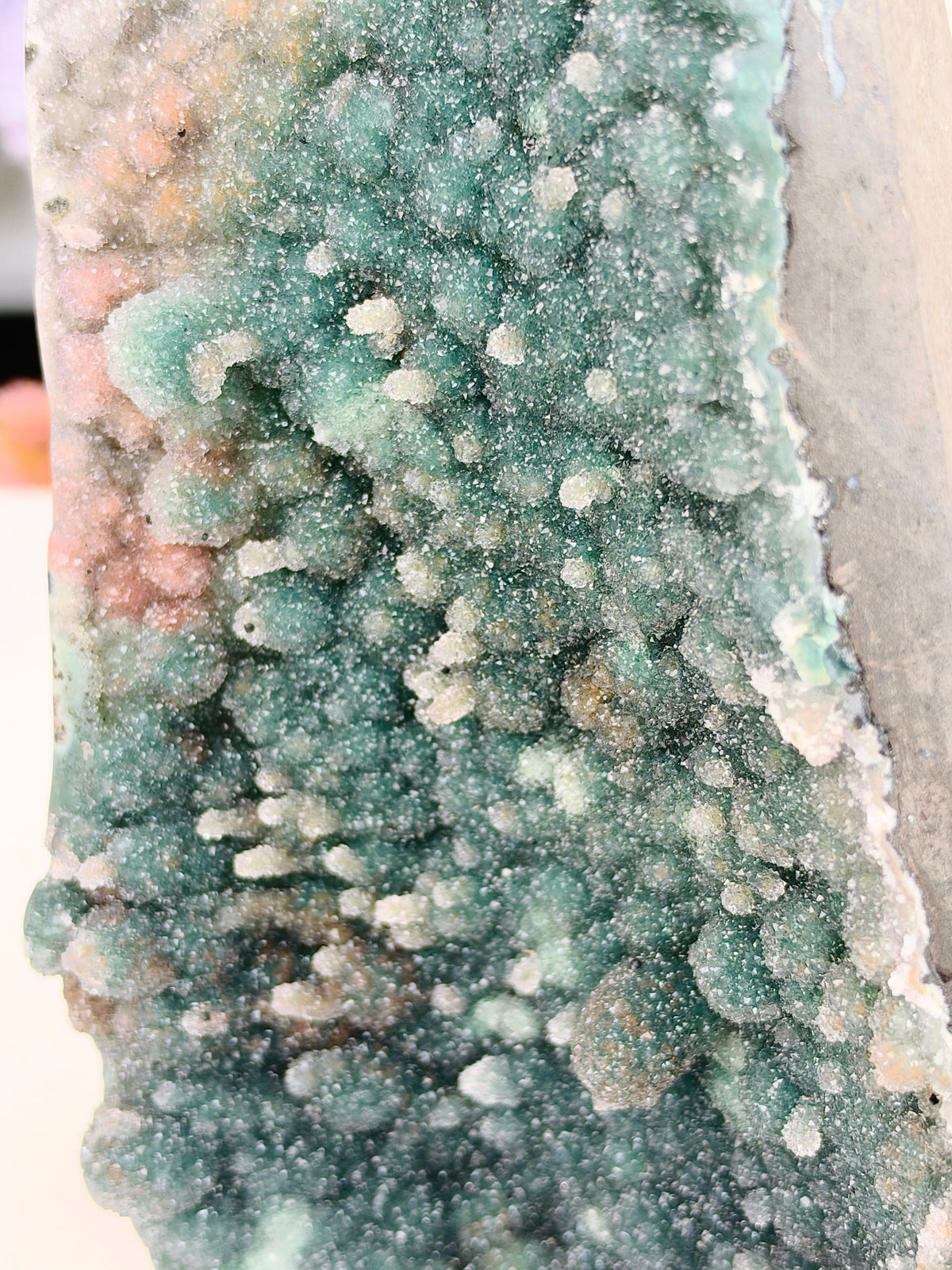 Uruguay Rainbow Sugar Druzy Specimen, 2.1 kg