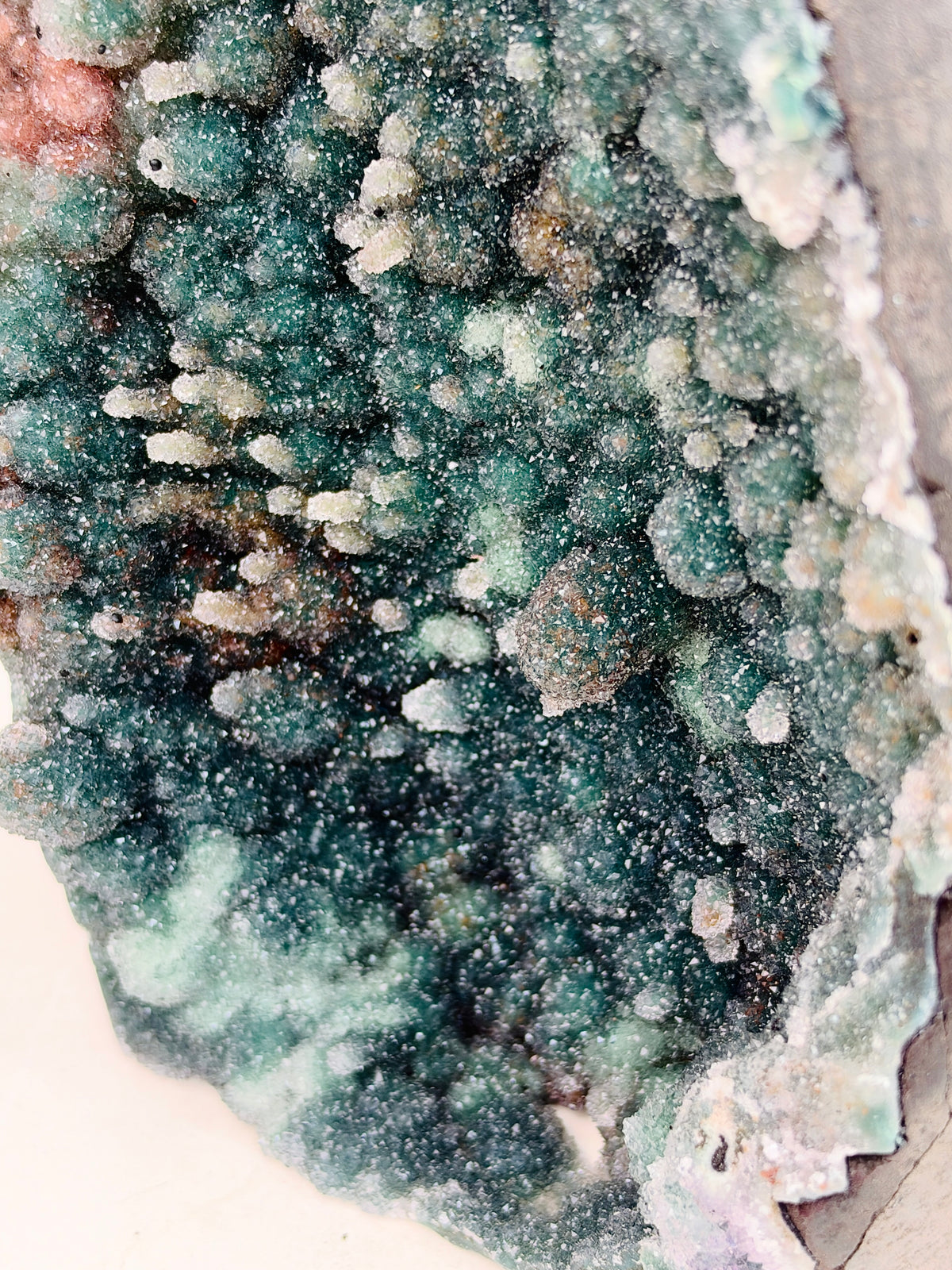 Uruguay Rainbow Sugar Druzy Specimen, 2.1 kg
