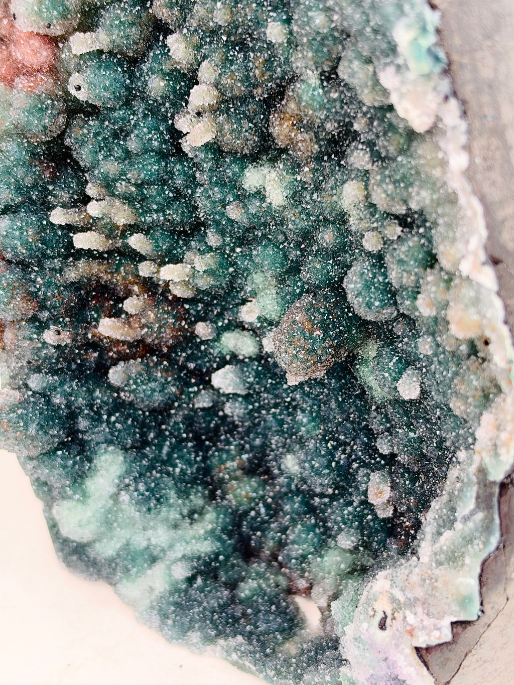 Uruguay Rainbow Sugar Druzy Specimen, 2.1 kg