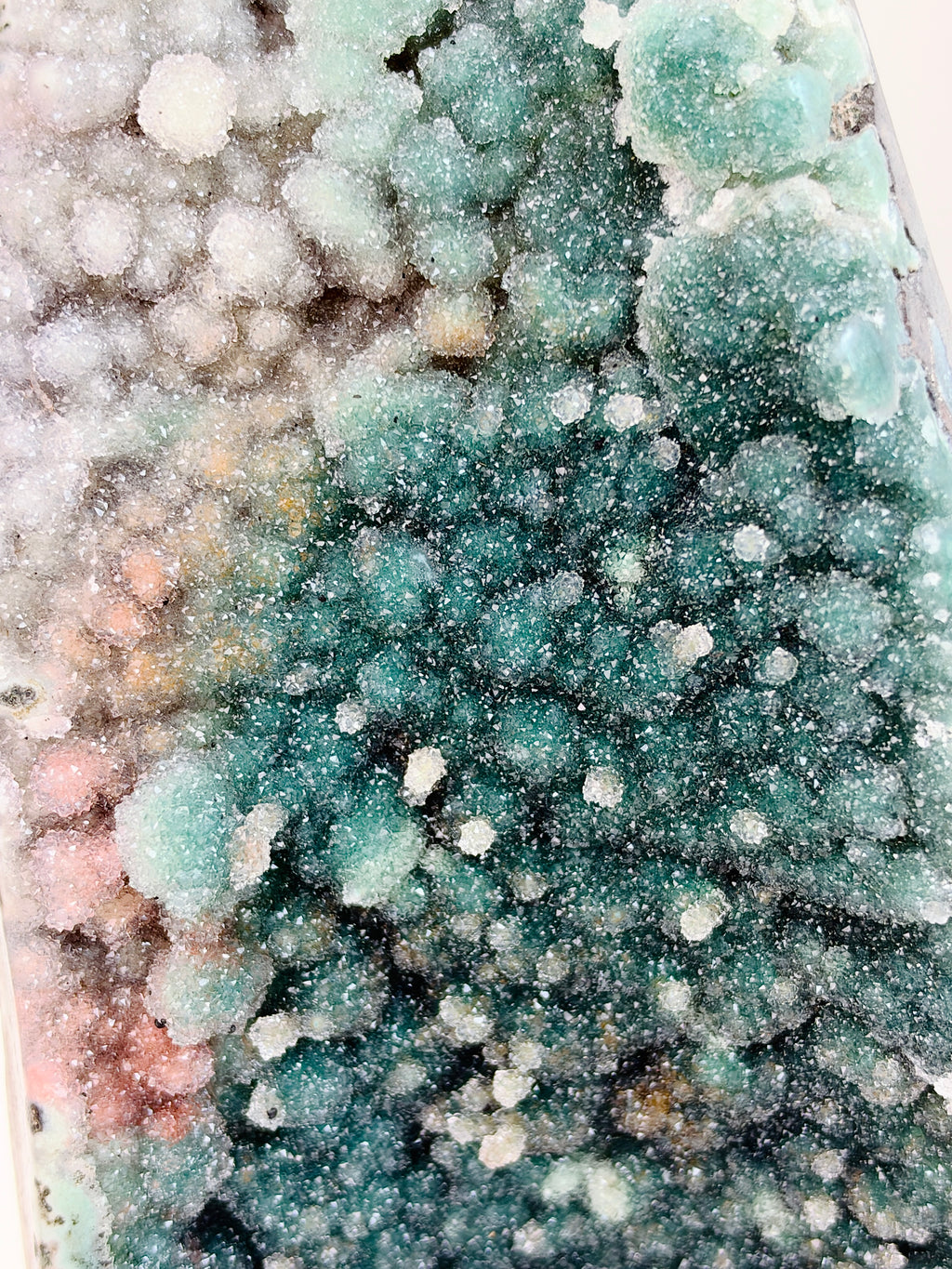 Uruguay Rainbow Sugar Druzy Specimen, 2.1 kg