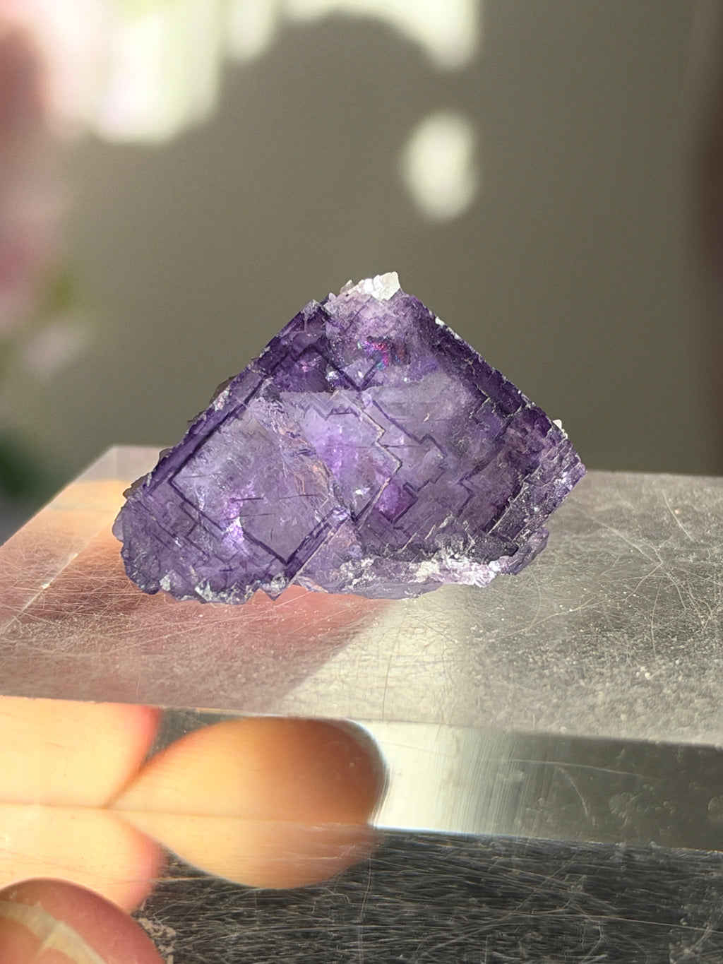 Yaogangxian Fluorite Cubic Crystal Specimen, China