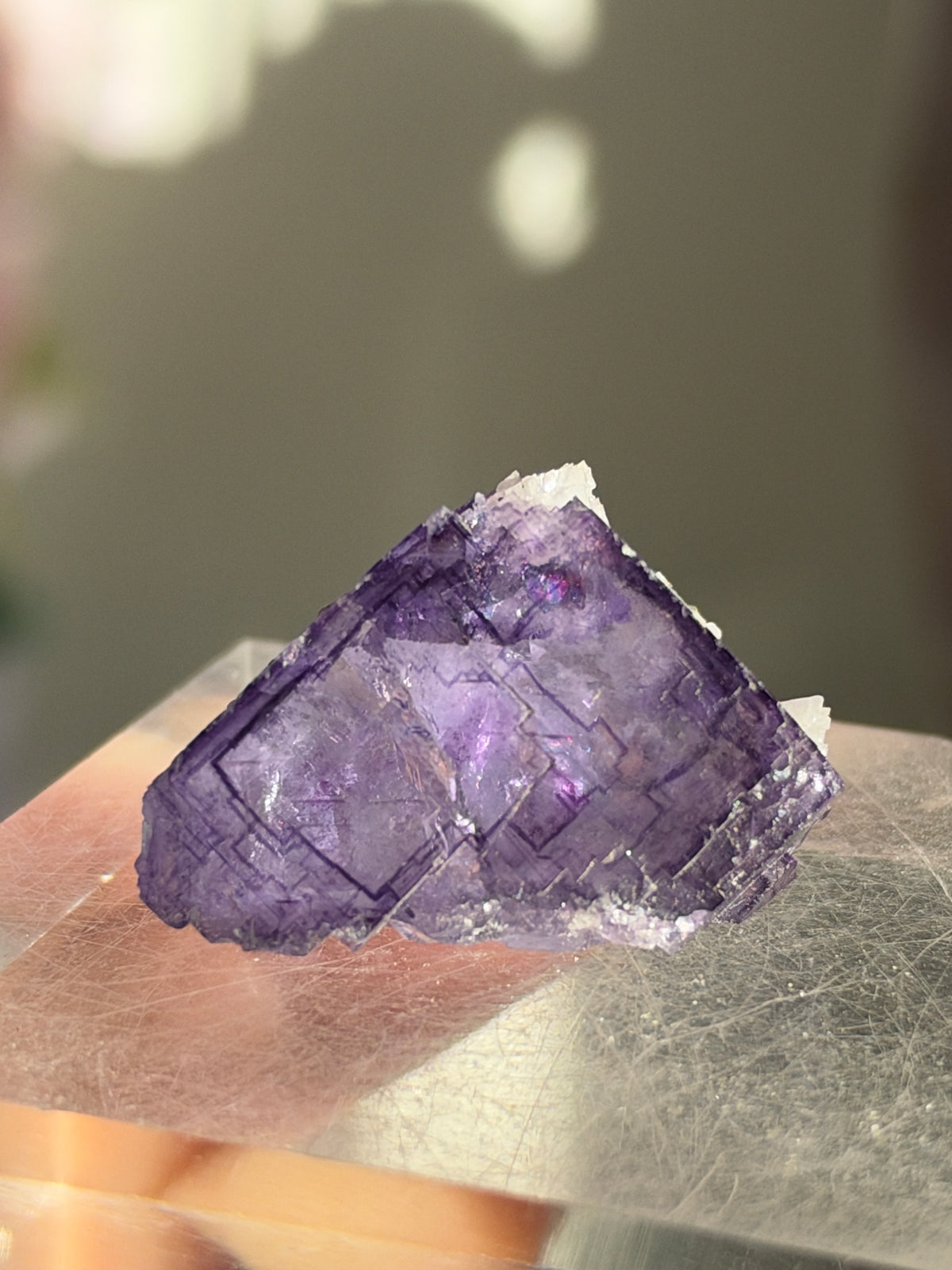 Yaogangxian Fluorite Cubic Crystal Specimen, China
