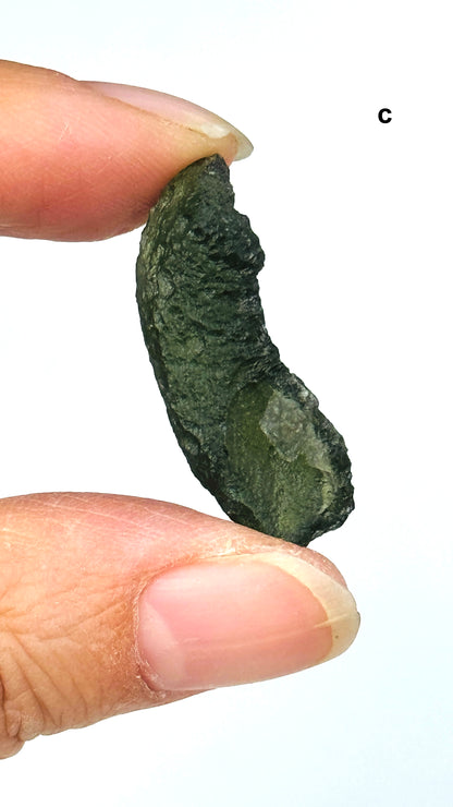 Natural Moldavite Crystal Tektite