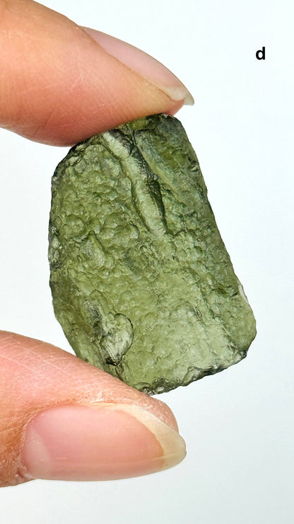 Natural Moldavite Crystal Tektite