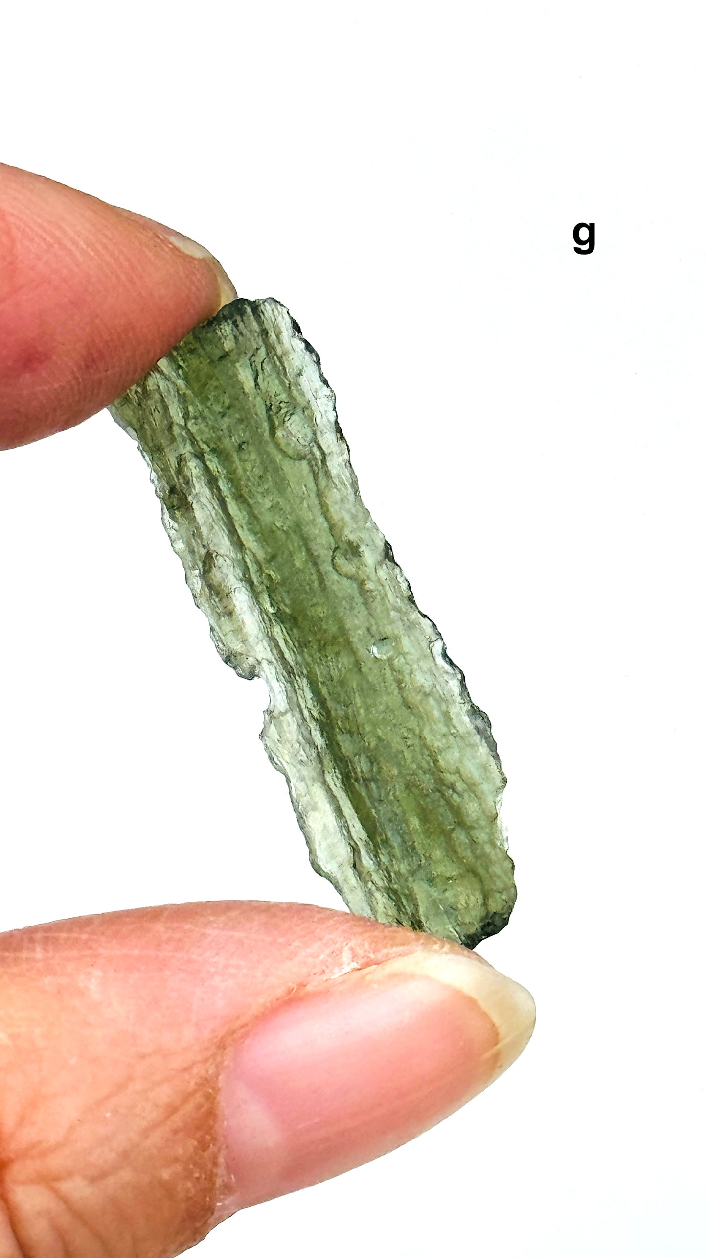 Natural Moldavite Crystal Tektite