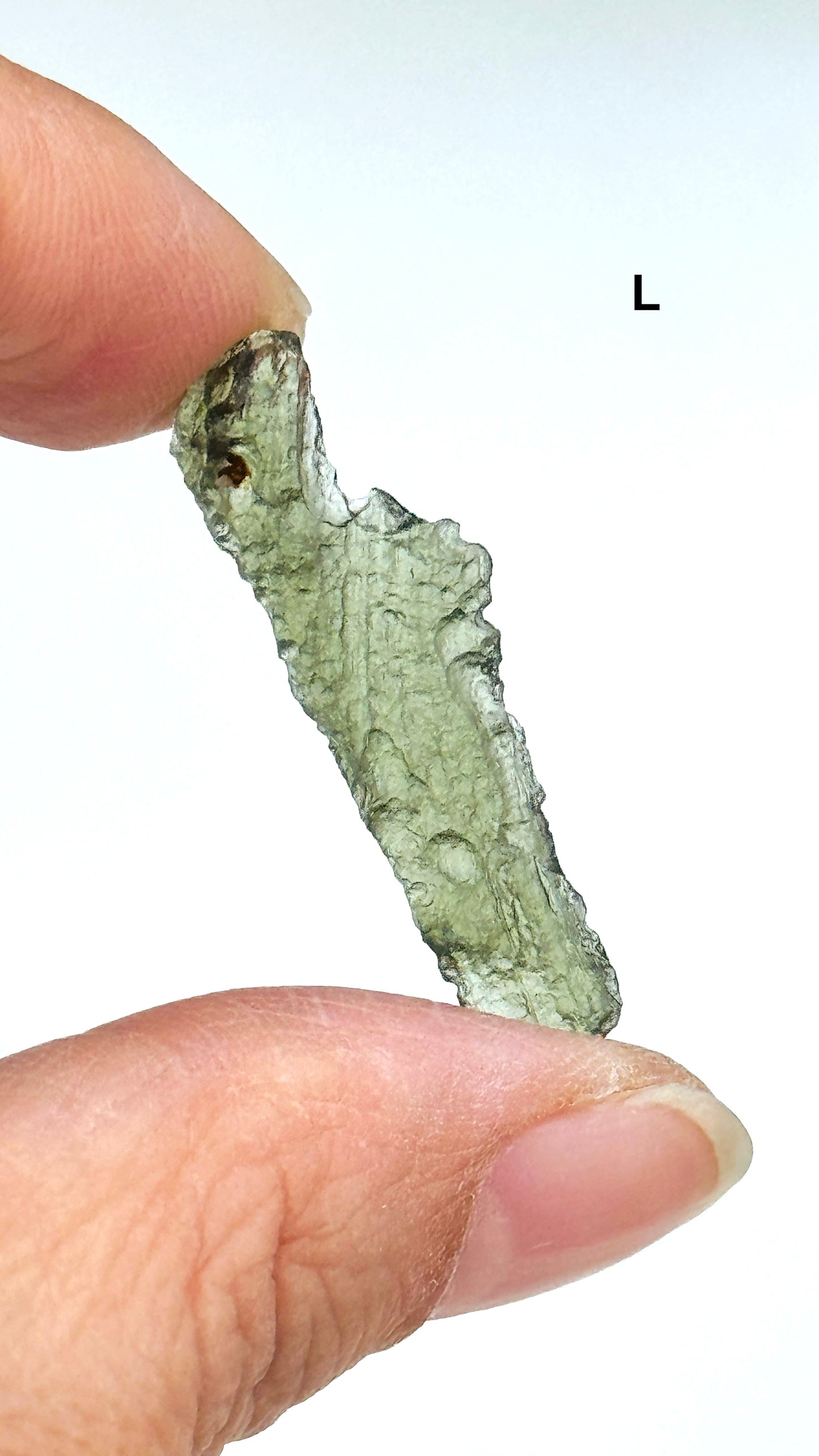 Natural Moldavite Crystal Tektite