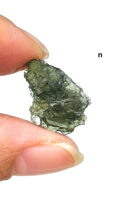 Natural Moldavite Crystal Tektite