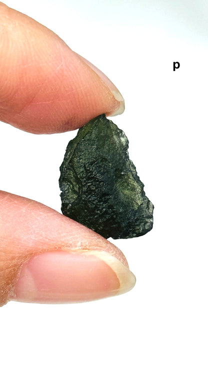 Natural Moldavite Crystal Tektite