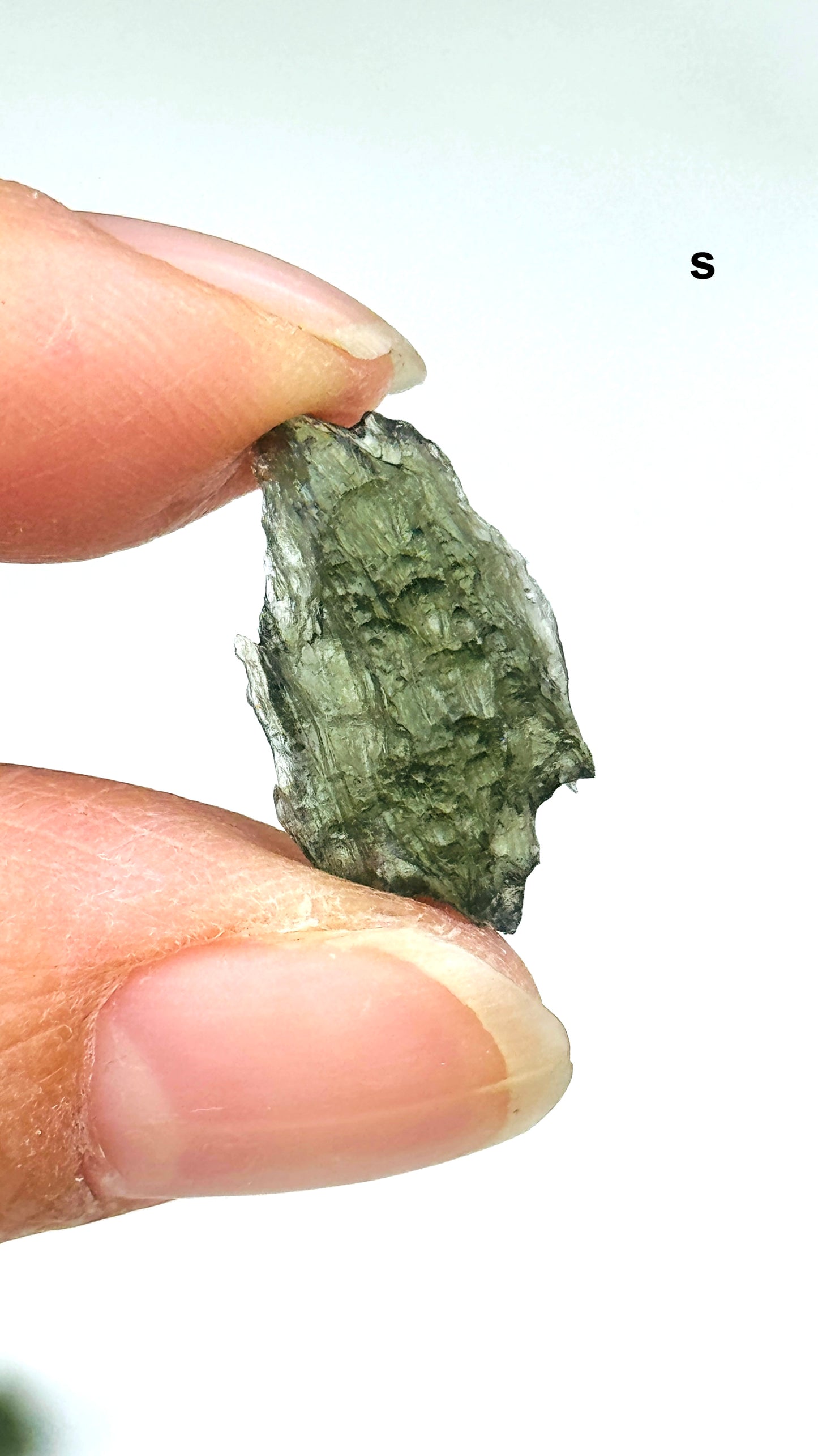 Natural Moldavite Crystal Tektite